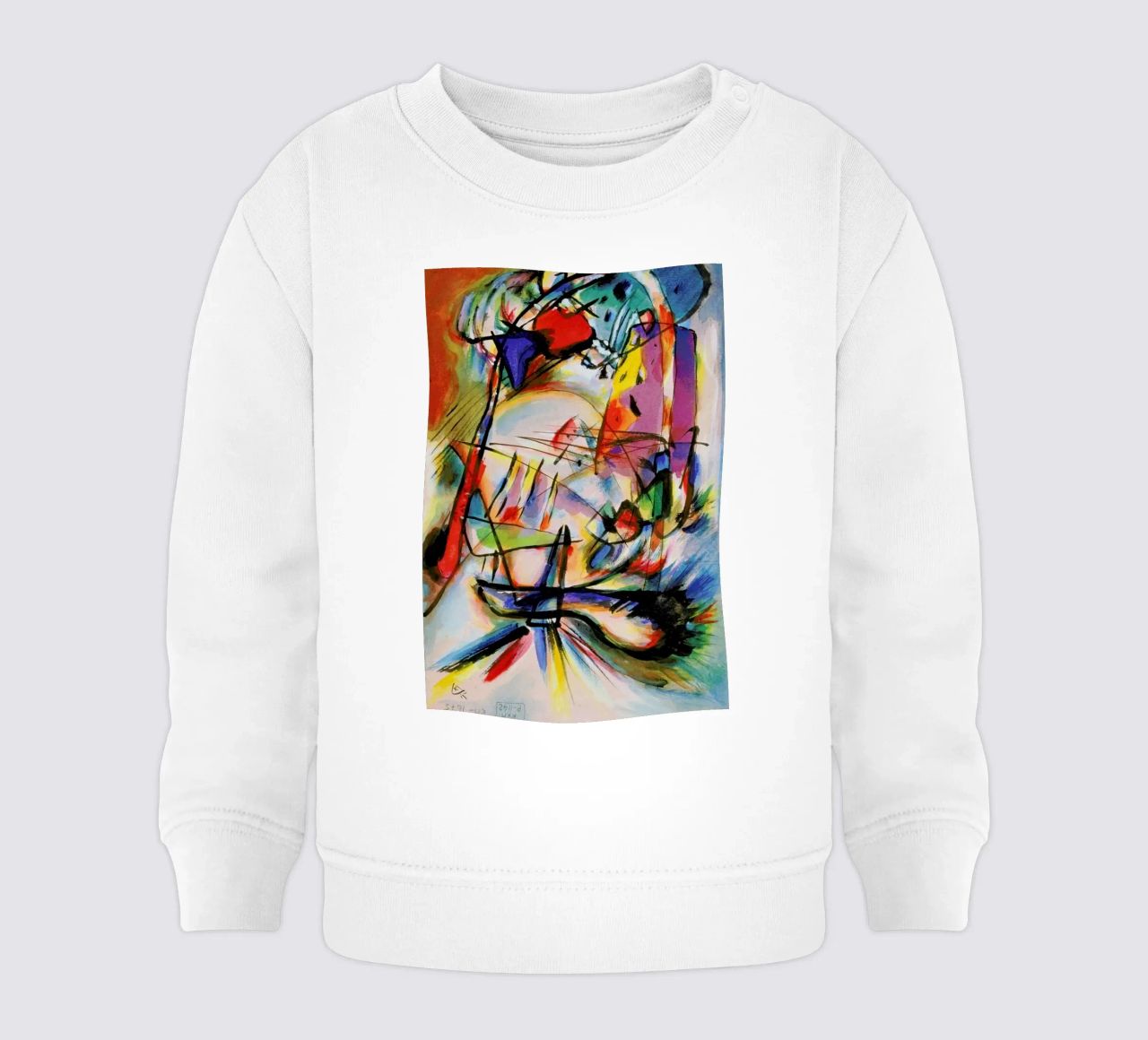 Kandinsky - Komposition Zwecklos felpa neonato da ARTOTHEK