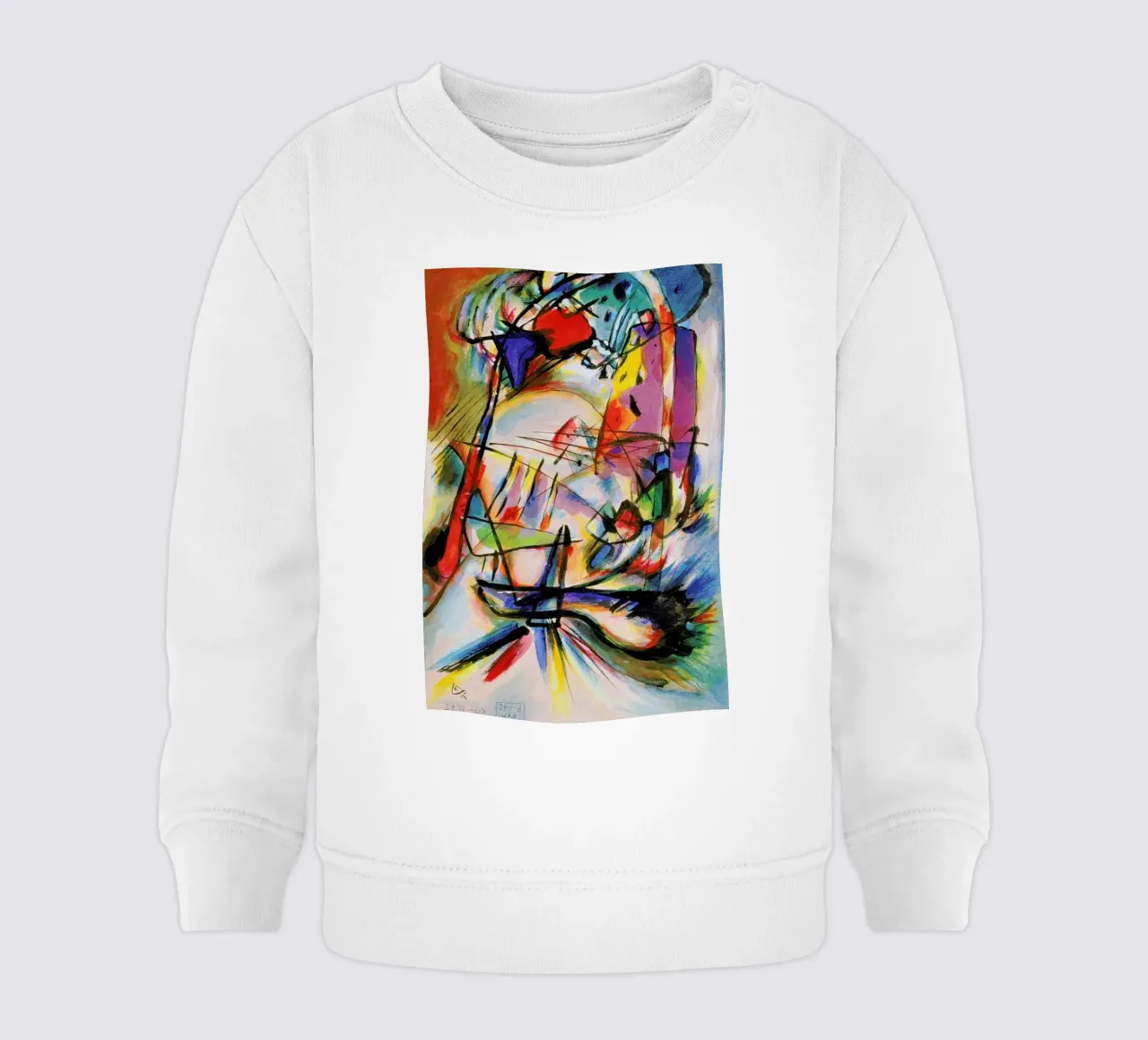Kandinsky - Komposition Zwecklos felpa neonato da ARTOTHEK