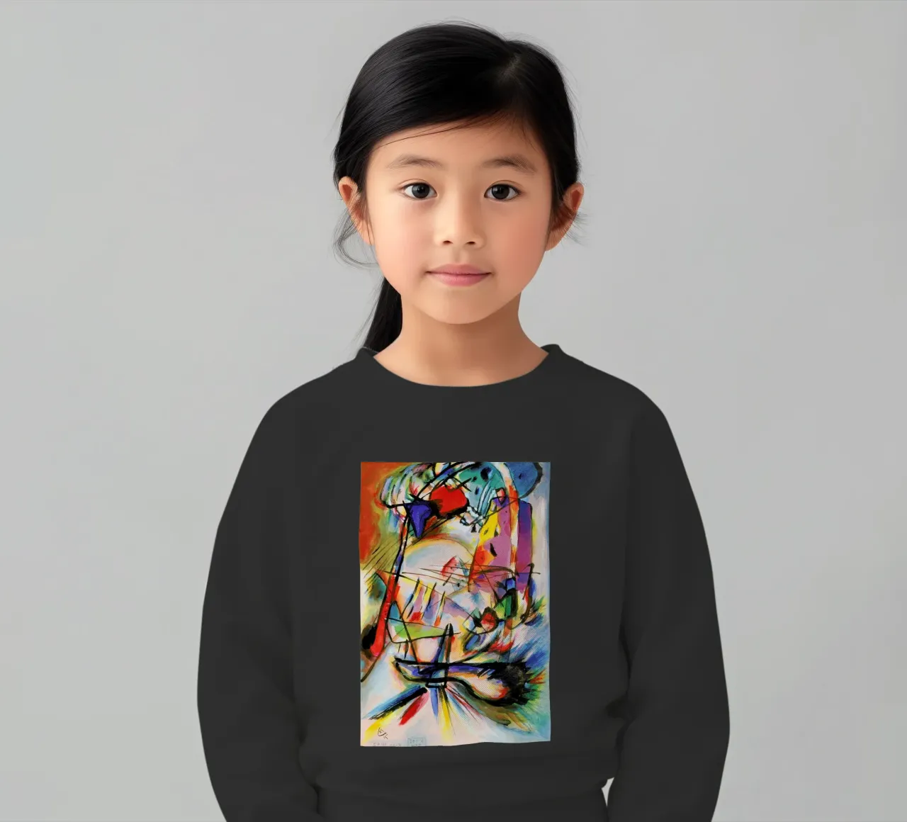 Kandinsky - Komposition Zwecklos felpa bambino da ARTOTHEK