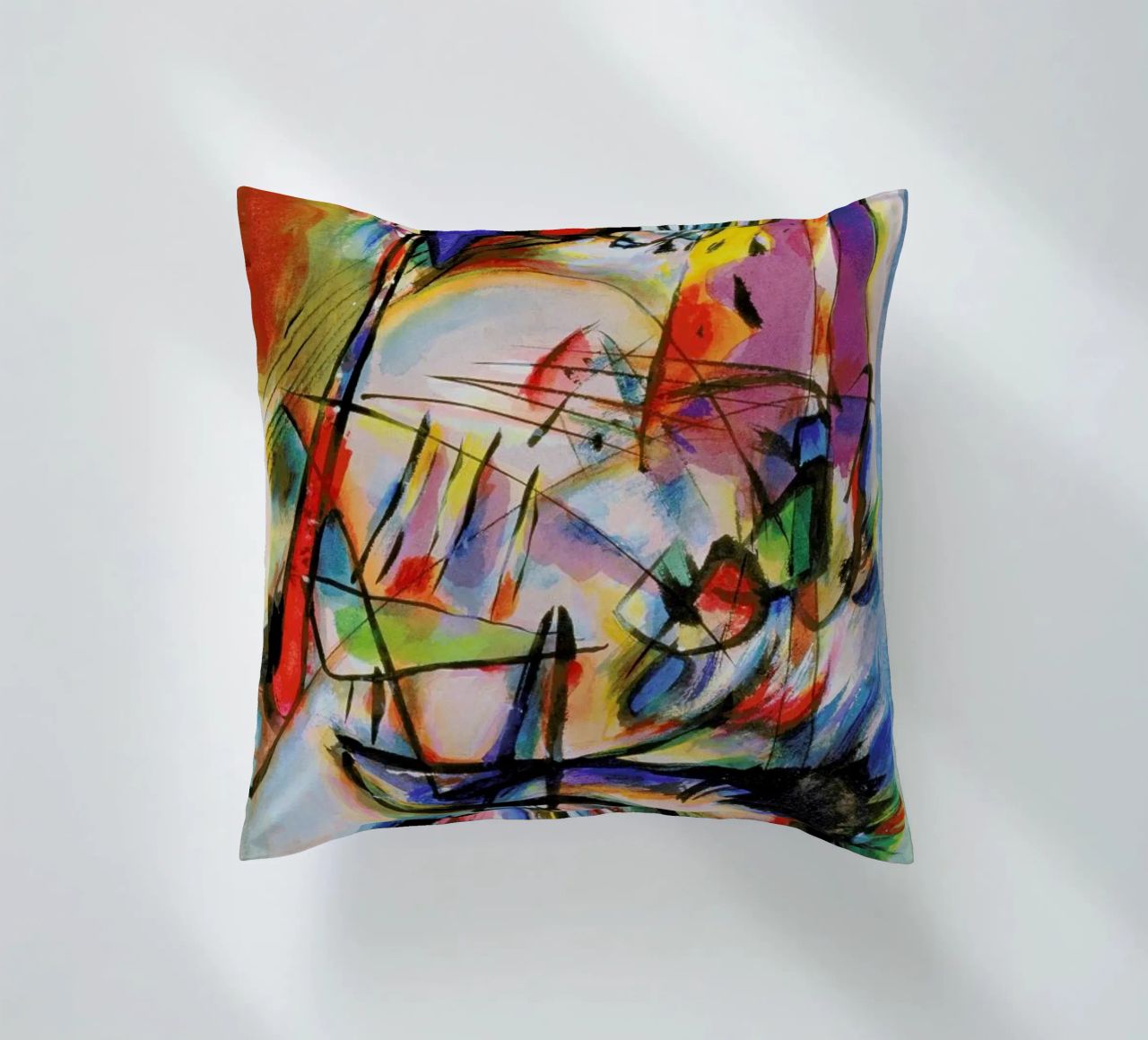 Kandinsky - Komposition Zwecklos cuscino da ARTOTHEK