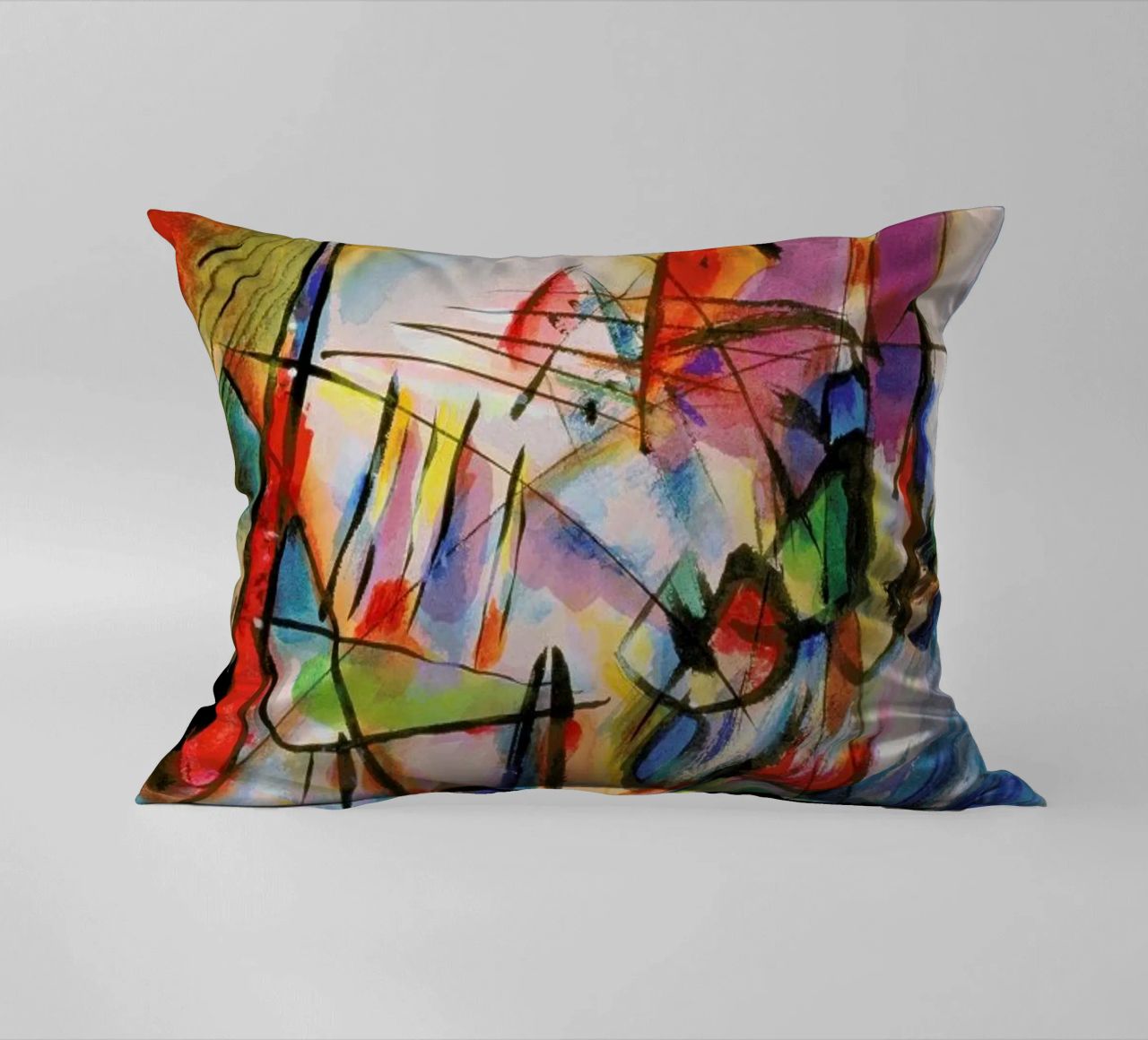 Kandinsky - Komposition Zwecklos cuscino da ARTOTHEK