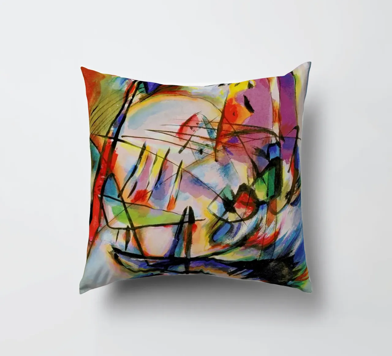 Kandinsky - Komposition Zwecklos decorative cushion by ARTOTHEK