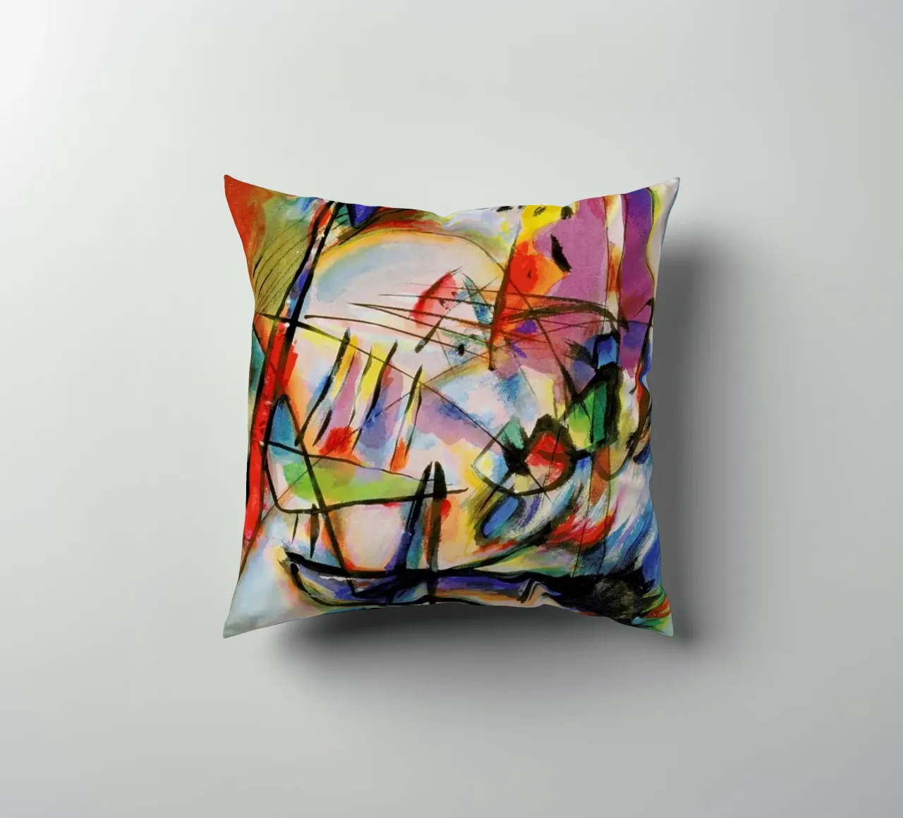 Kandinsky - Komposition Zwecklos decorative cushion by ARTOTHEK