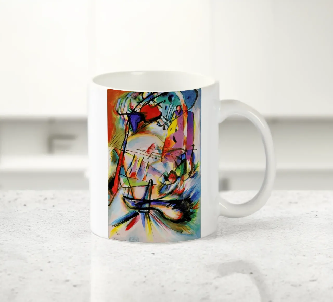 Kandinsky - Komposition Zwecklos mug en céramique de ARTOTHEK