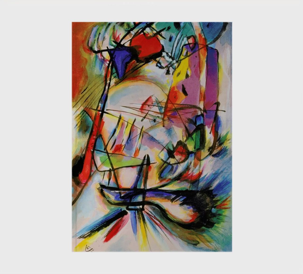 Kandinsky - Komposition Zwecklos notebook by ARTOTHEK