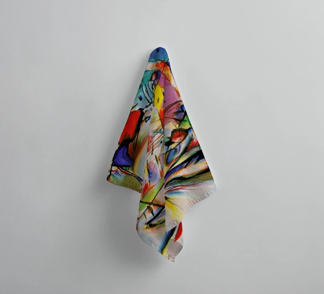 Kandinsky - Komposition Zwecklos Handtuch von ARTOTHEK