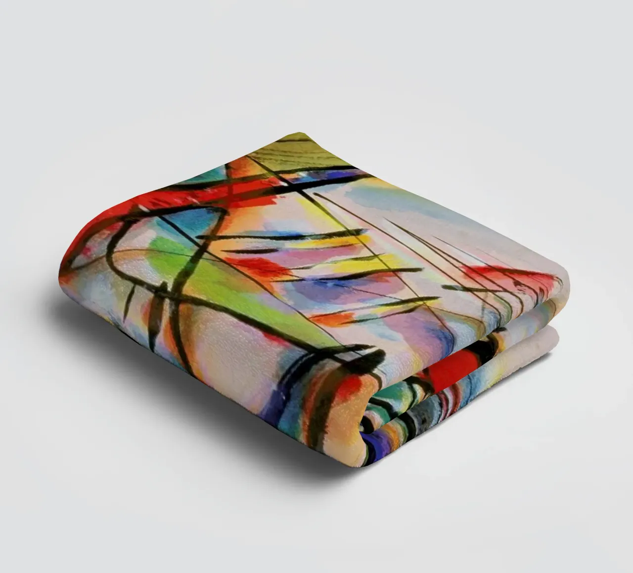 Kandinsky - Komposition Zwecklos serviette de bain de ARTOTHEK