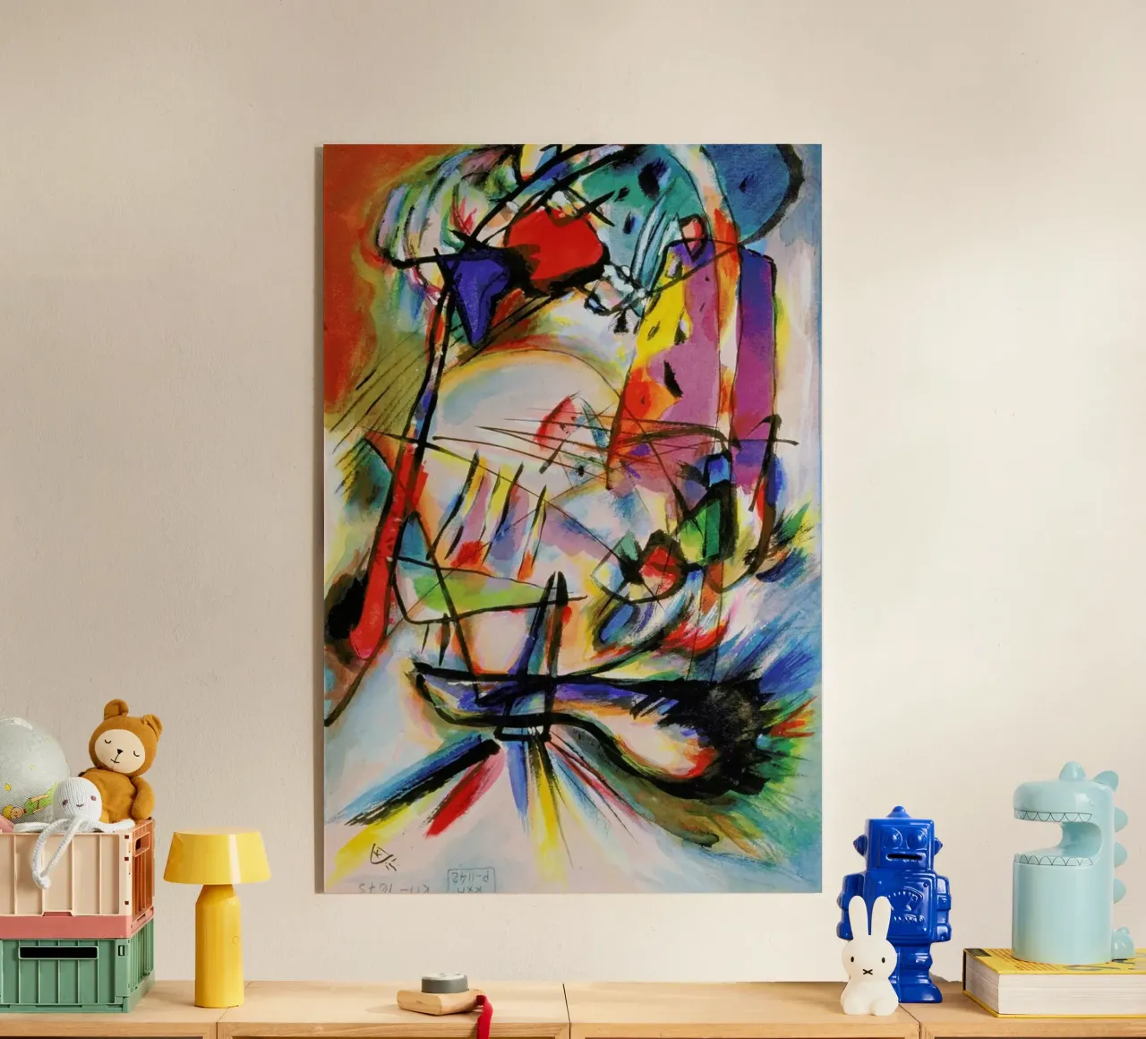 Kandinsky - Komposition Zwecklos acrylic glass by ARTOTHEK