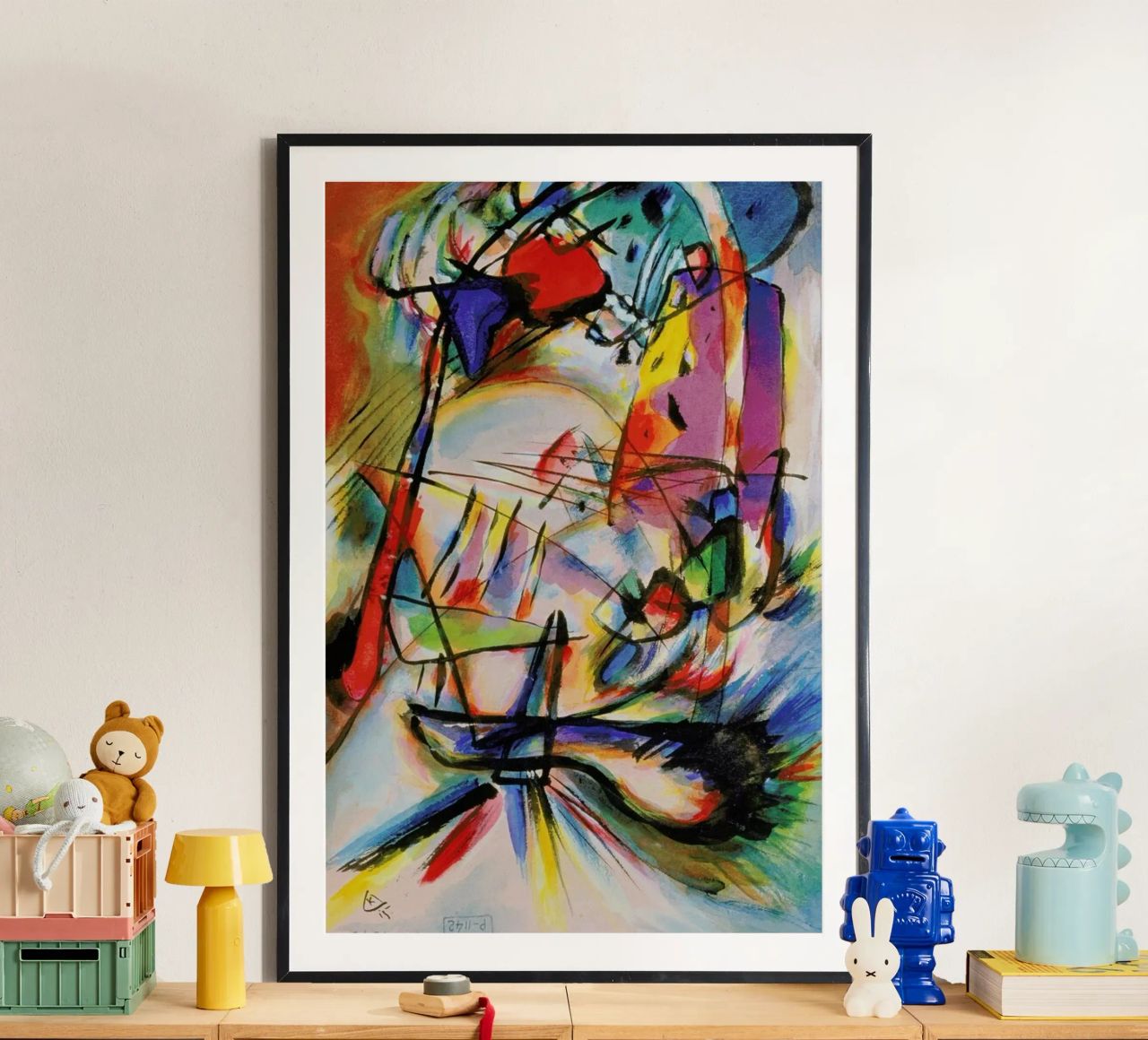 Kandinsky - Komposition Zwecklos Hahnemühle von ARTOTHEK