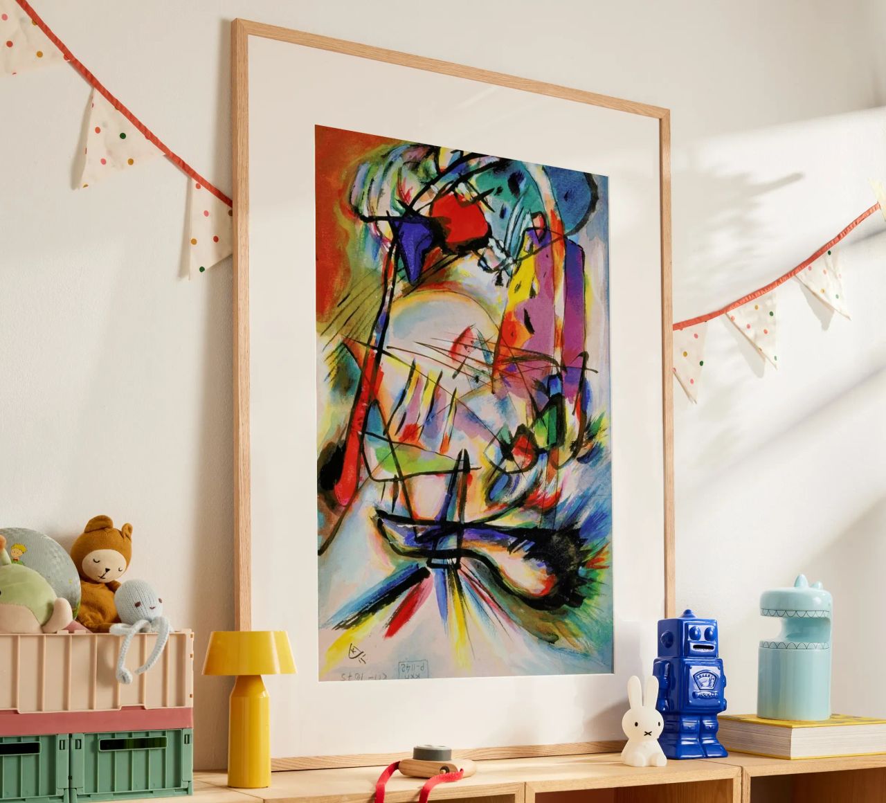 Kandinsky - Komposition Zwecklos Hahnemühle von ARTOTHEK