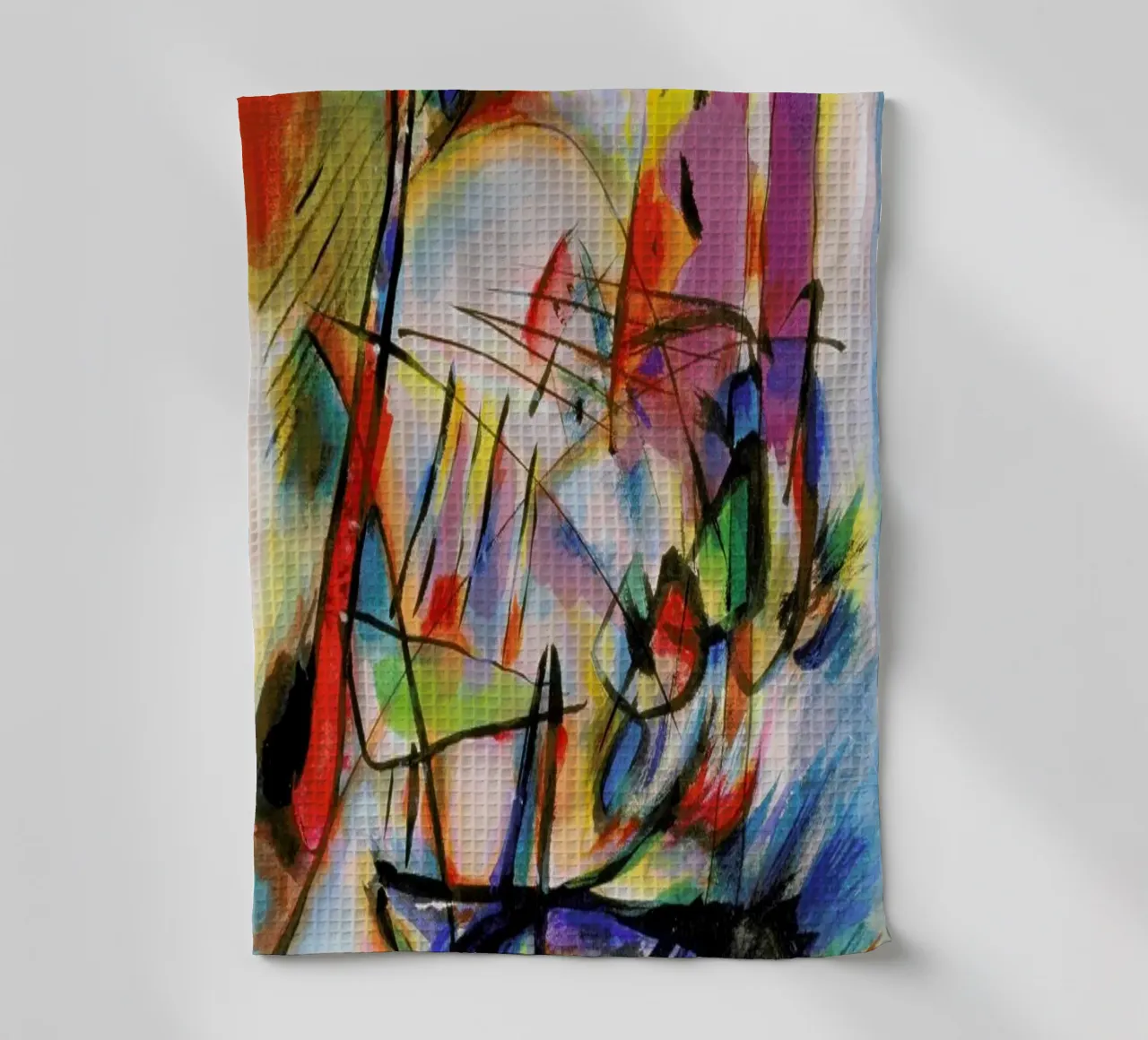 Kandinsky - Komposition Zwecklos theedoek van ARTOTHEK