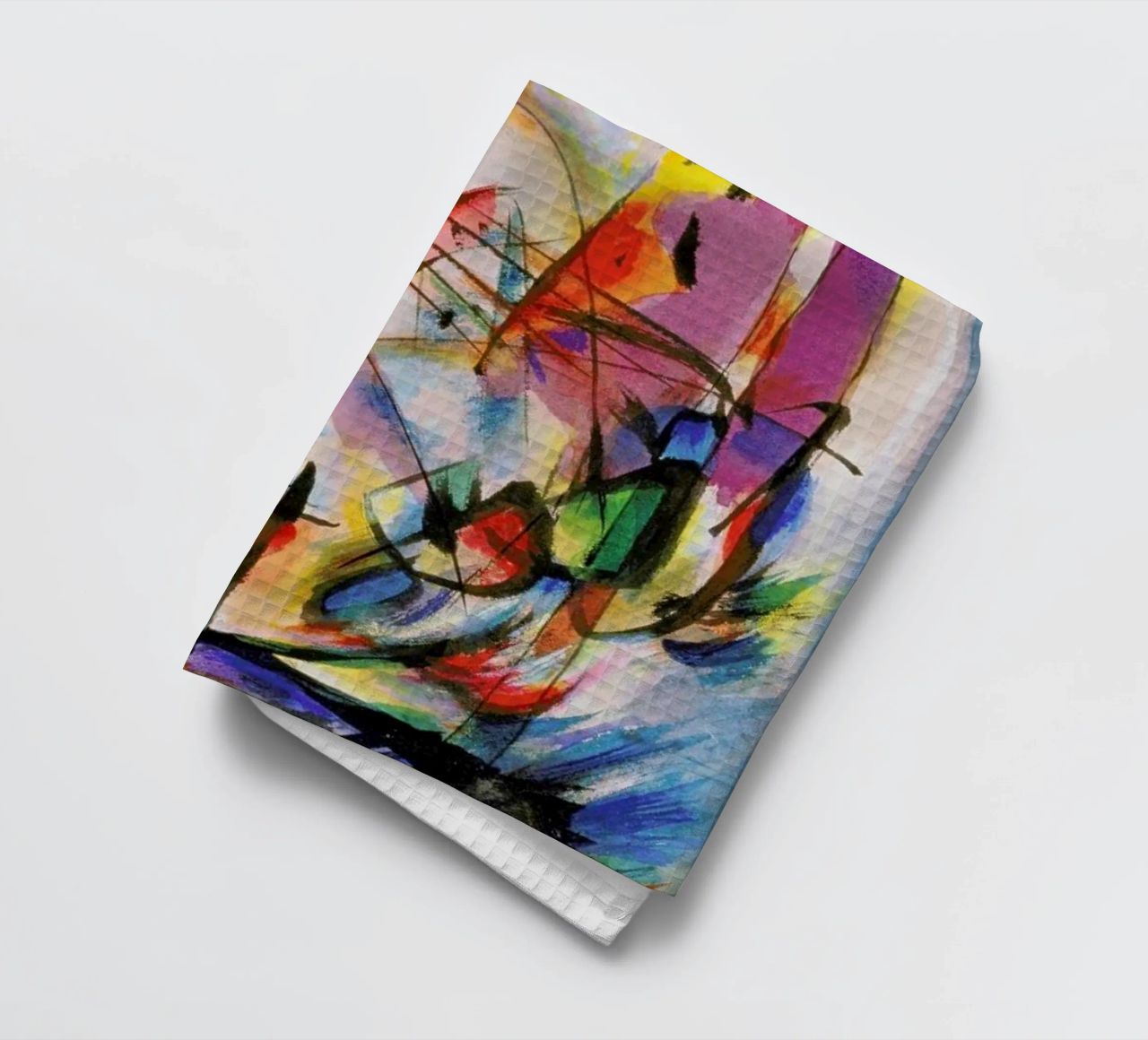 Kandinsky - Komposition Zwecklos Geschirrtuch von ARTOTHEK