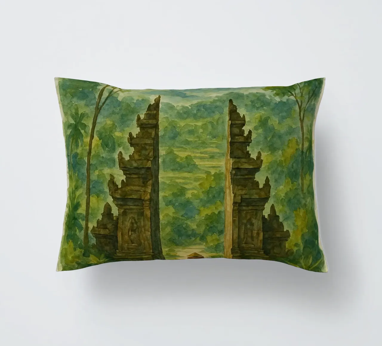 Spirit of java decorative cushion by Sayfudin
