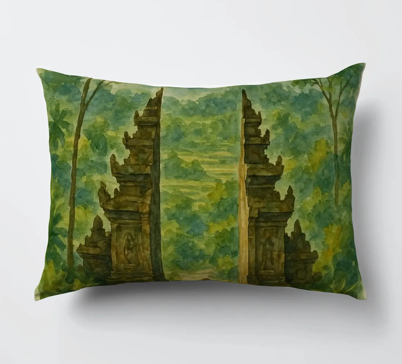 Spirit of java decorative cushion by Sayfudin