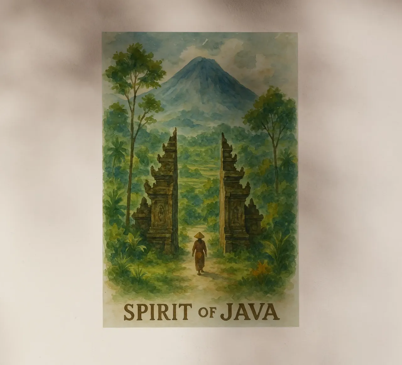 Espíritu de java lámina retroiluminada de Sayfudin