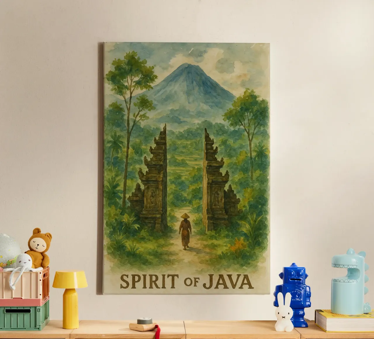 Geest van java canvas van Sayfudin