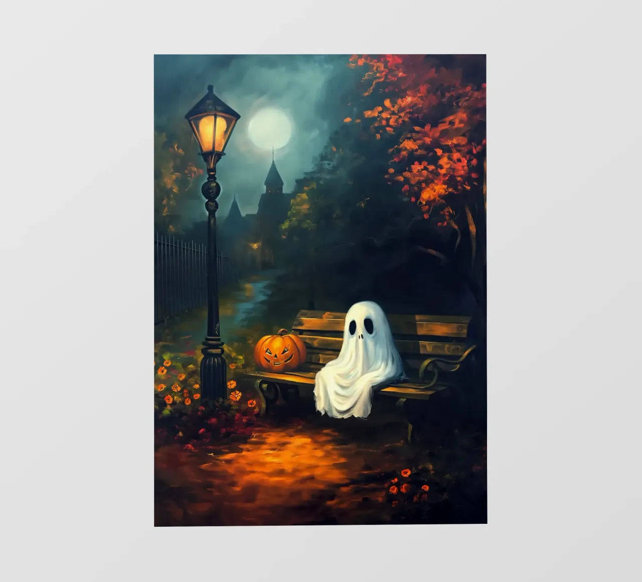 Fantasma di Halloween telo in pvc da Fleur de Lys