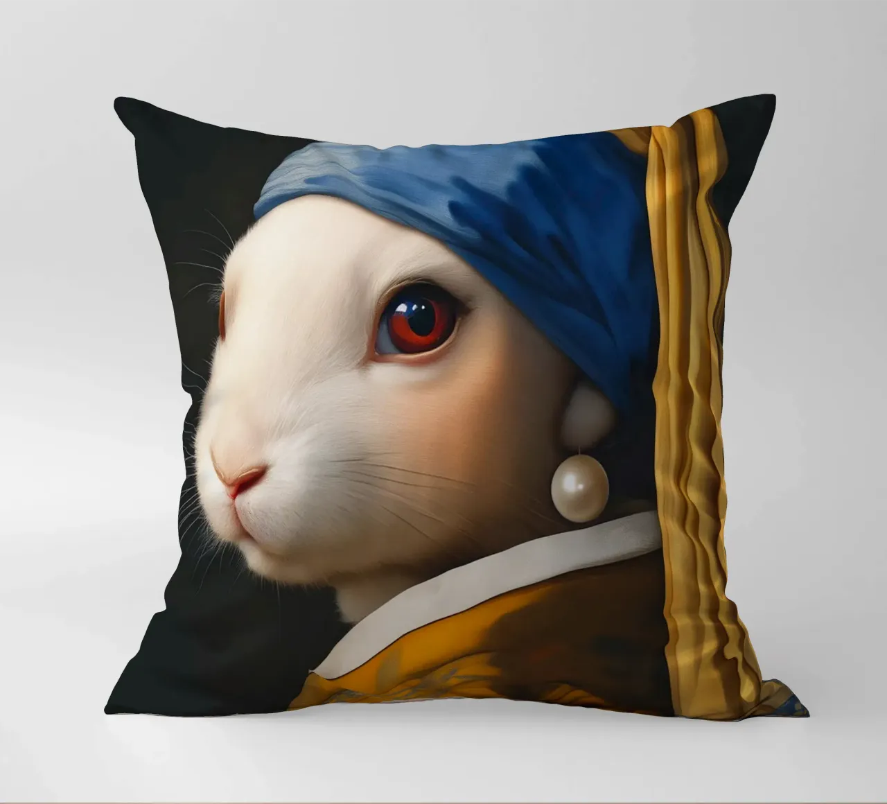 Orecchino di perle di coniglio cuscino da Fleur de Lys