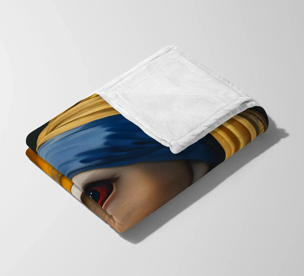 Orecchino di perle di coniglio coperta in pile da Fleur de Lys