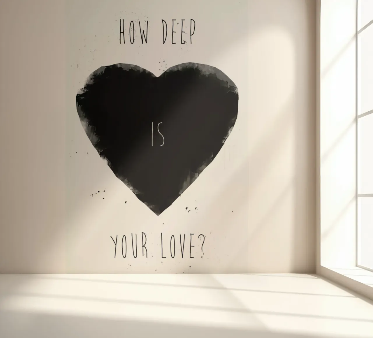 How Deep Is Your Love Fototapete von Balazs Solti