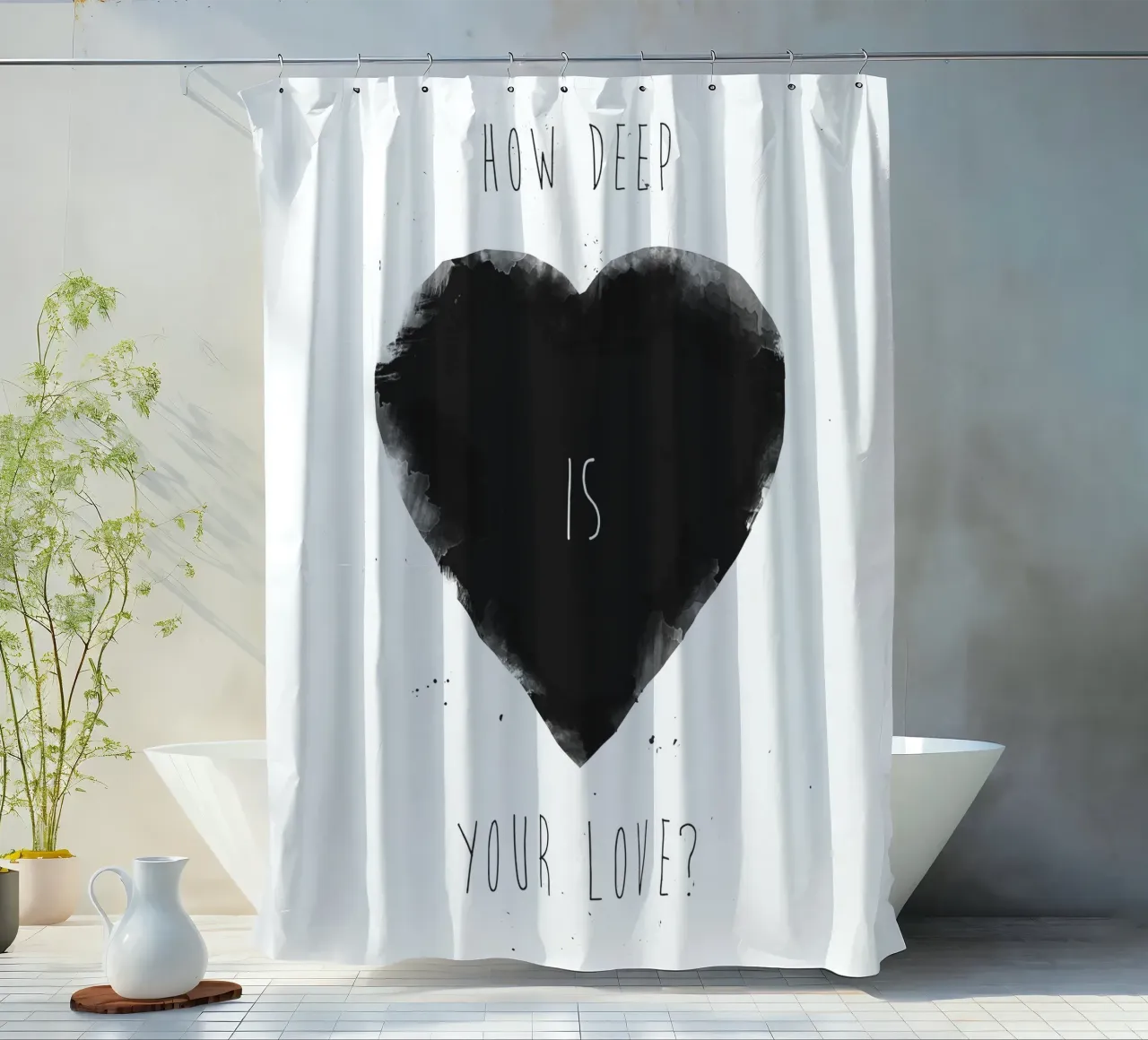 How Deep Is Your Love tenda da doccia da Balazs Solti