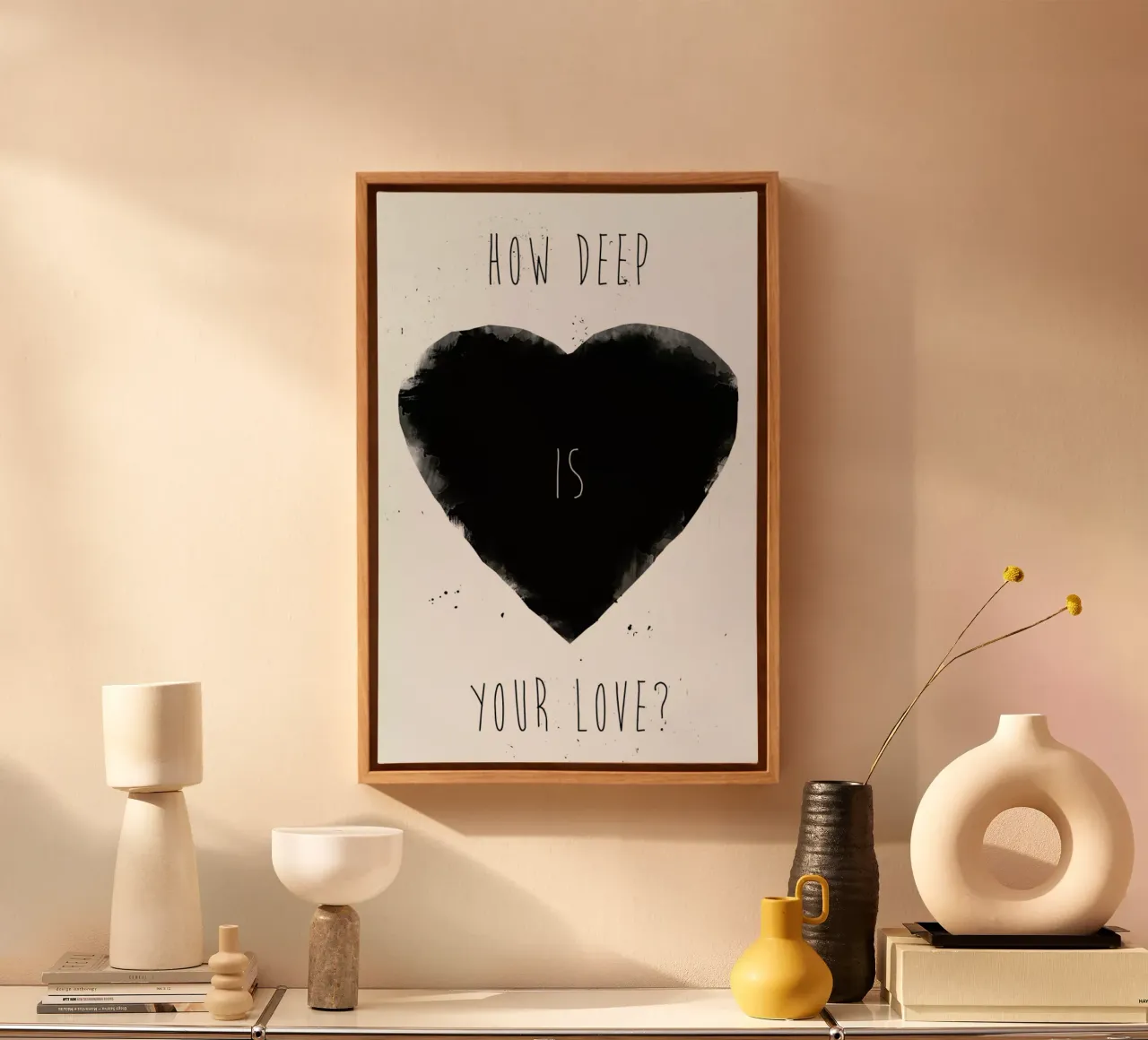 How Deep Is Your Love tela con Cornice a cassetta da Balazs Solti