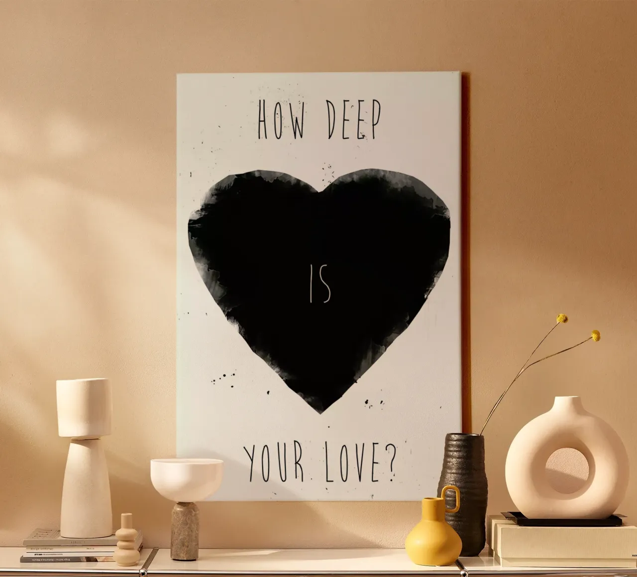 How Deep Is Your Love tela con Cornice a cassetta da Balazs Solti