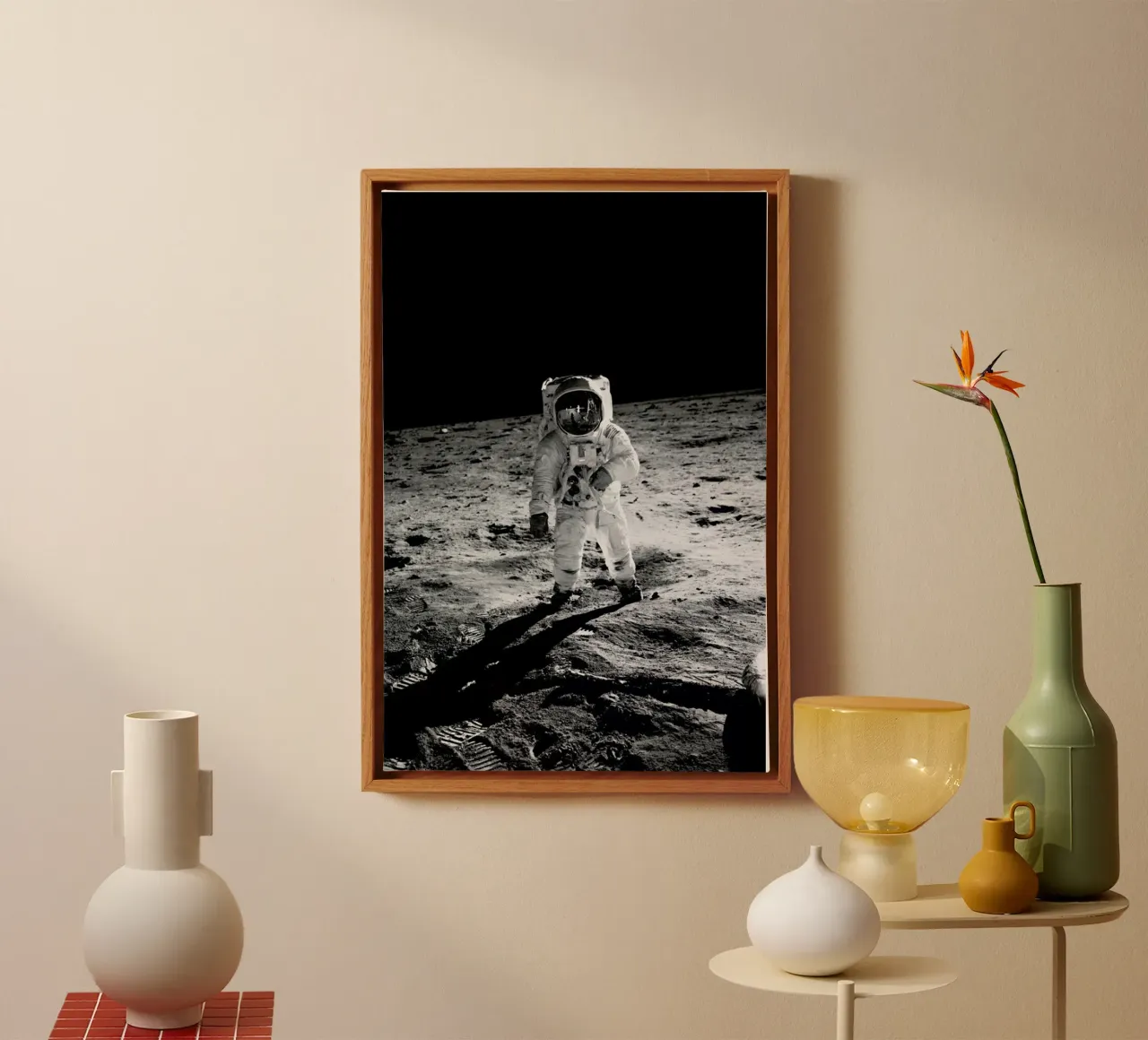 On the Lunar Surface tela da Vintage by JUNIQE