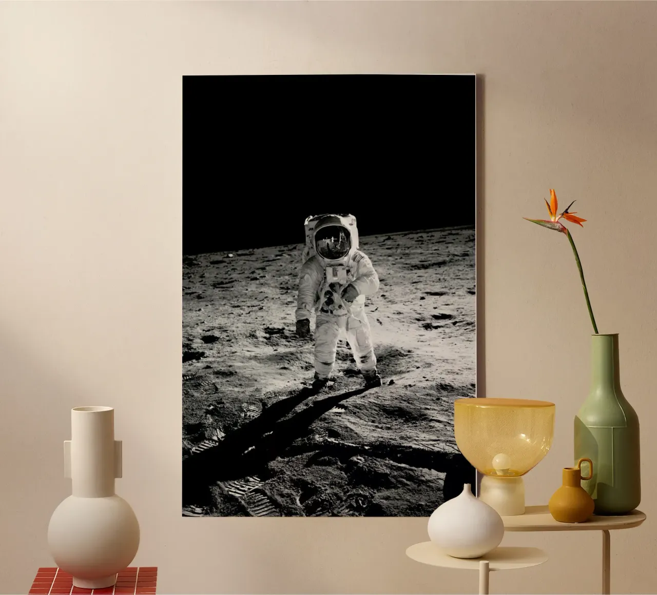 On the Lunar Surface tela da Vintage by JUNIQE