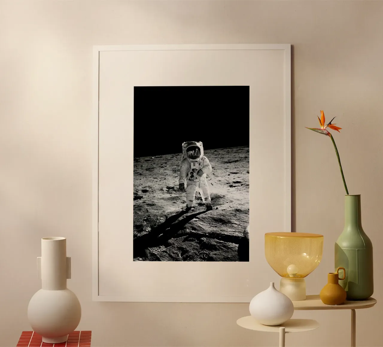 On the Lunar Surface carta hahnemühle da Vintage by JUNIQE