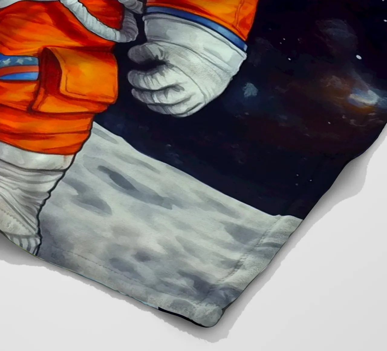 Gatto astronauta coperta in pile da Fleur de Lys