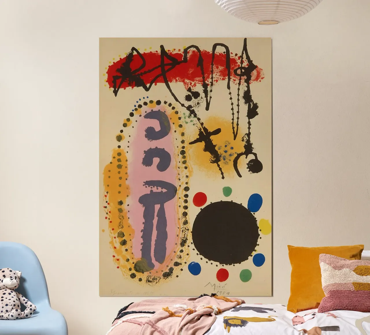 Joan Miró Kunst Hahnemühle von Maegan