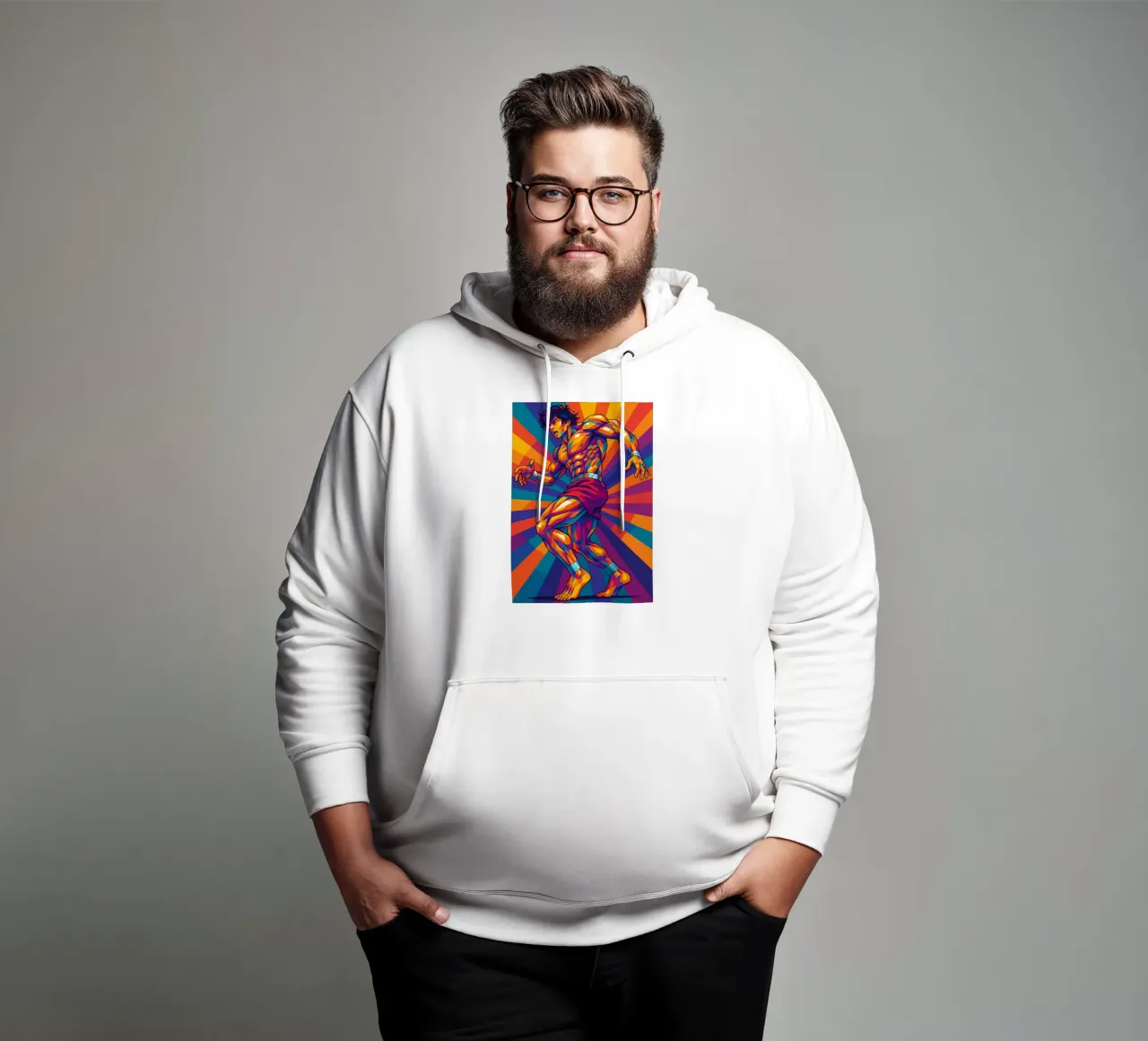 baki hanma felpa con cappuccio da HopeStudio