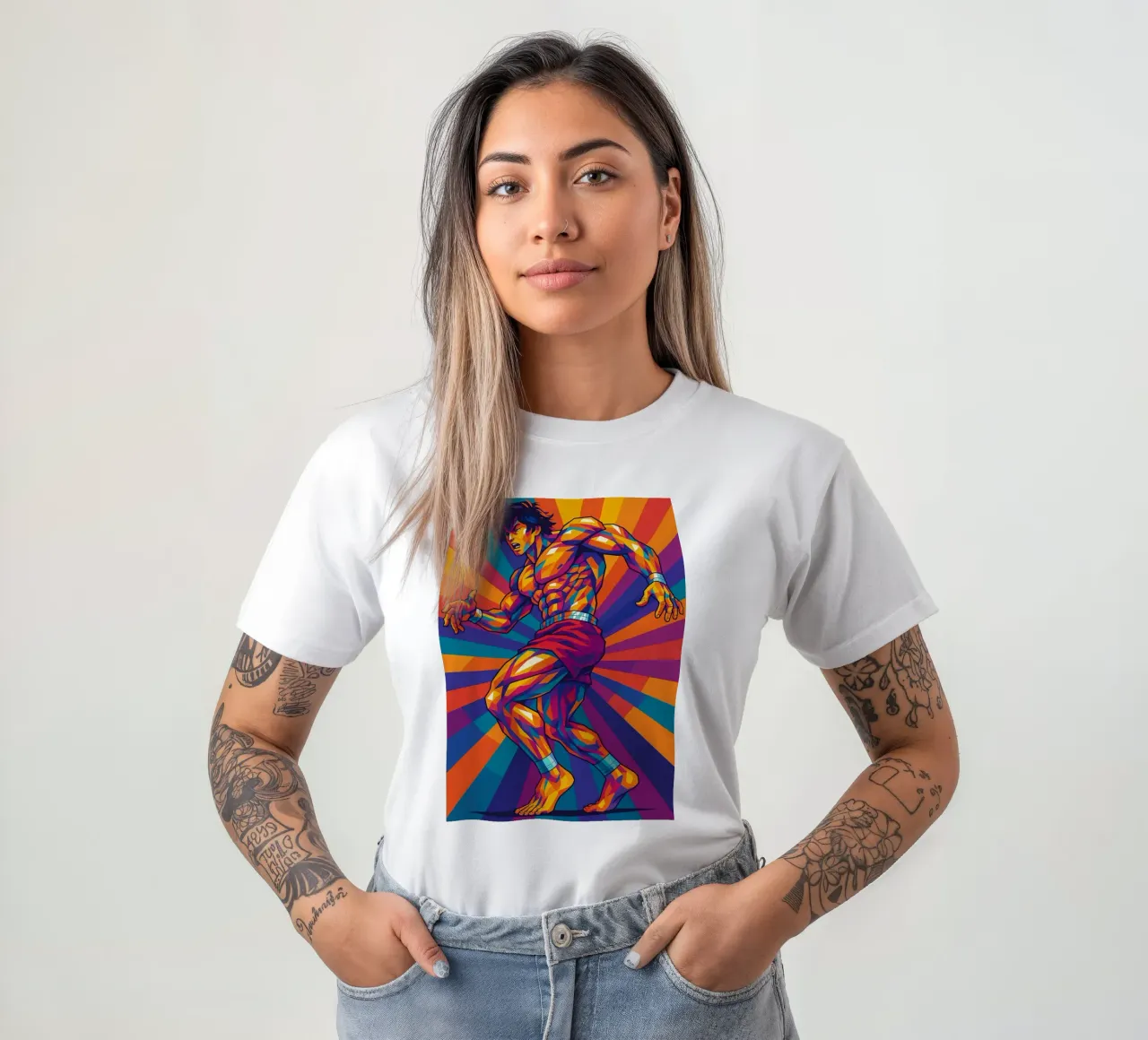 baki hanma t-shirt da HopeStudio