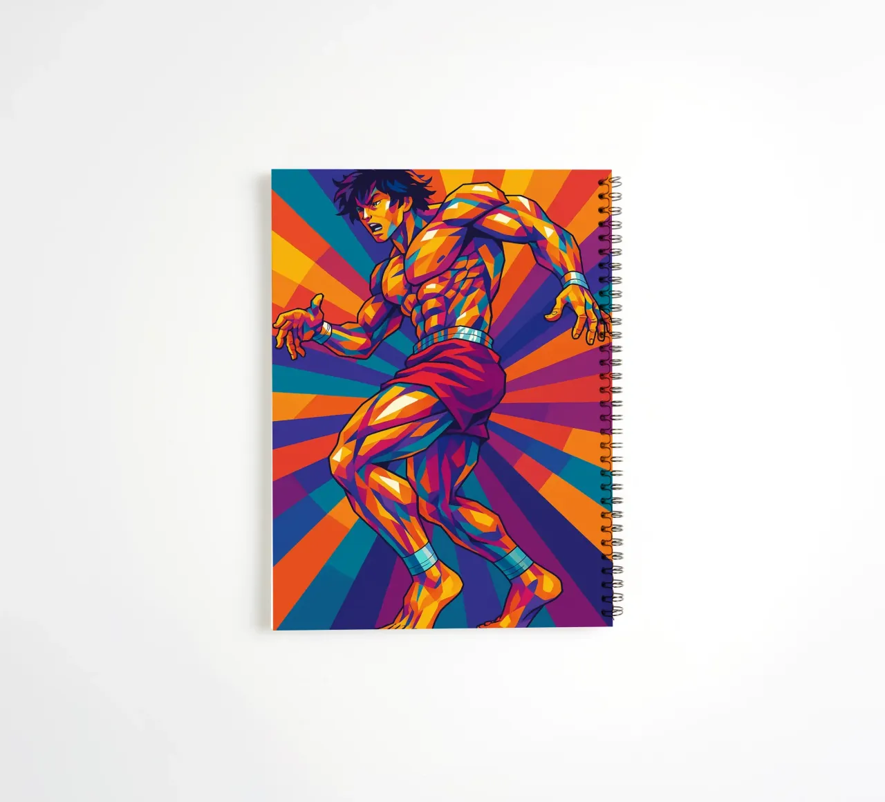 baki hanma spiral notebook by HopeStudio