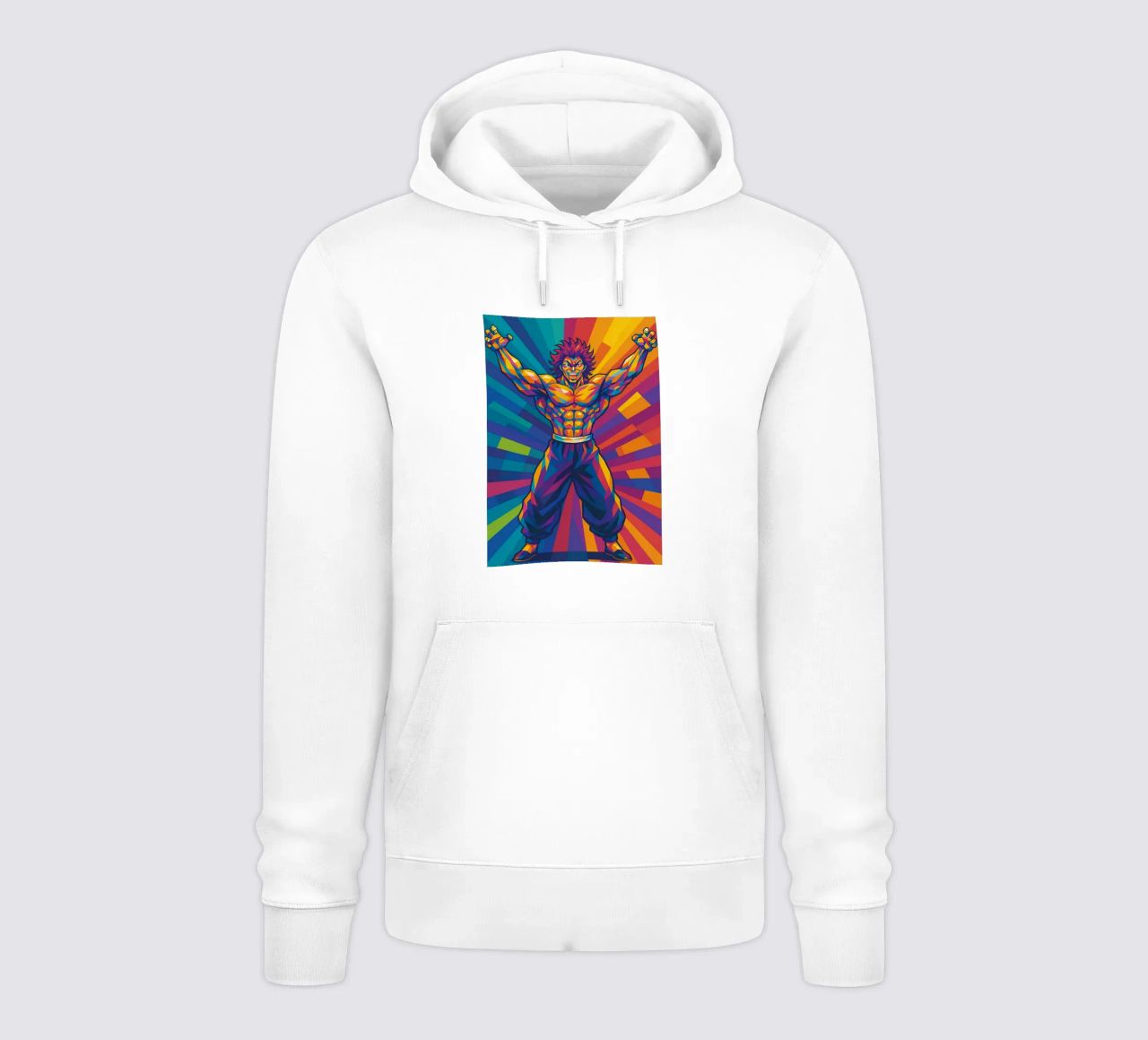 yujiro hanma felpa con cappuccio da HopeStudio