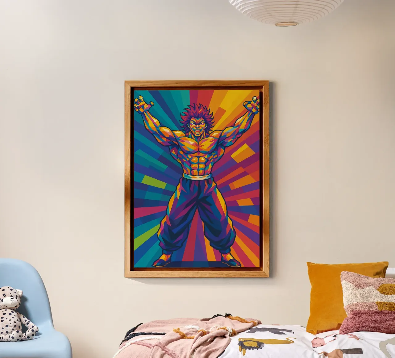 yujiro hanma alluminio dibond da HopeStudio