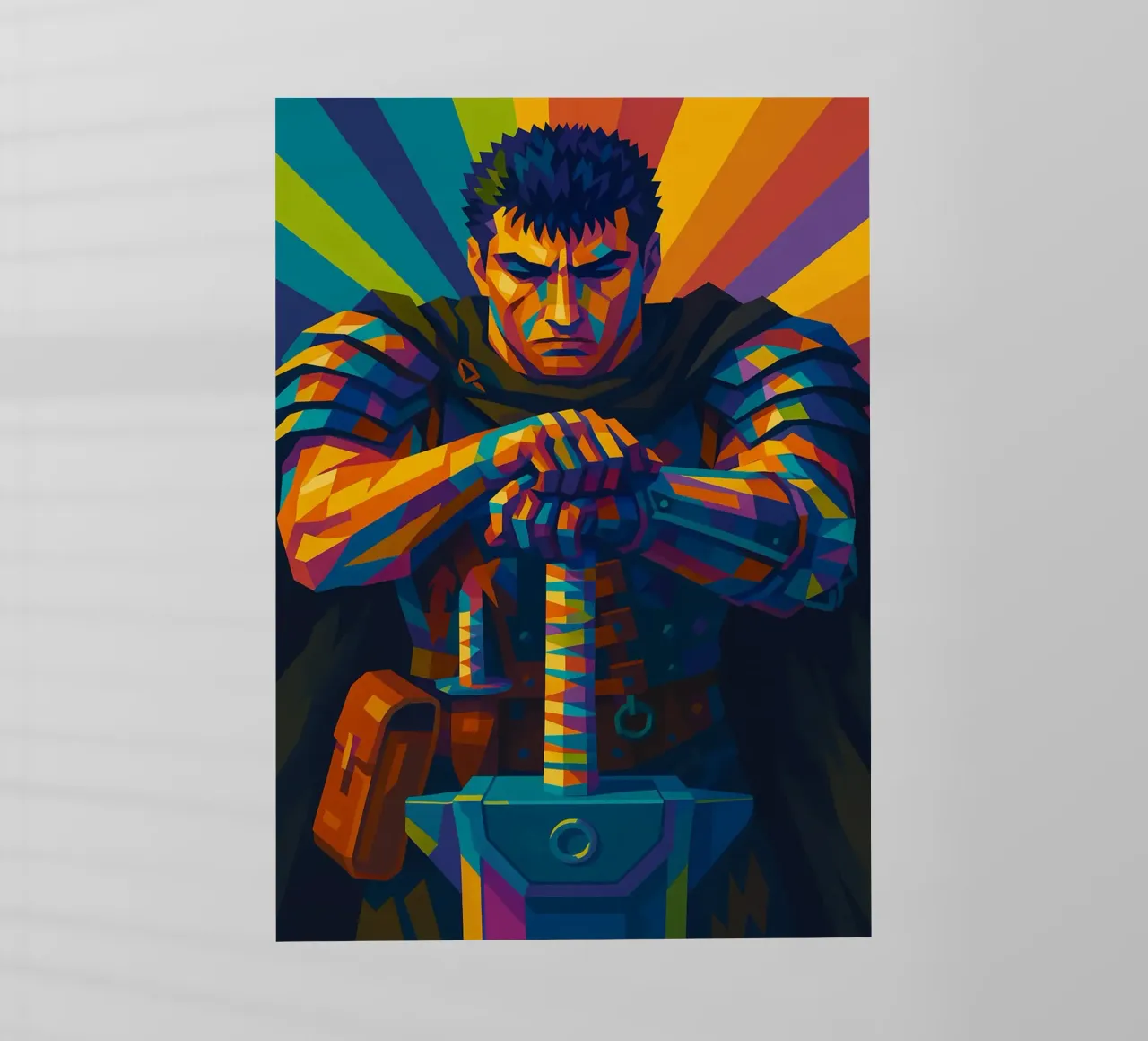 Guts Berserk pellicola backlit da HopeStudio