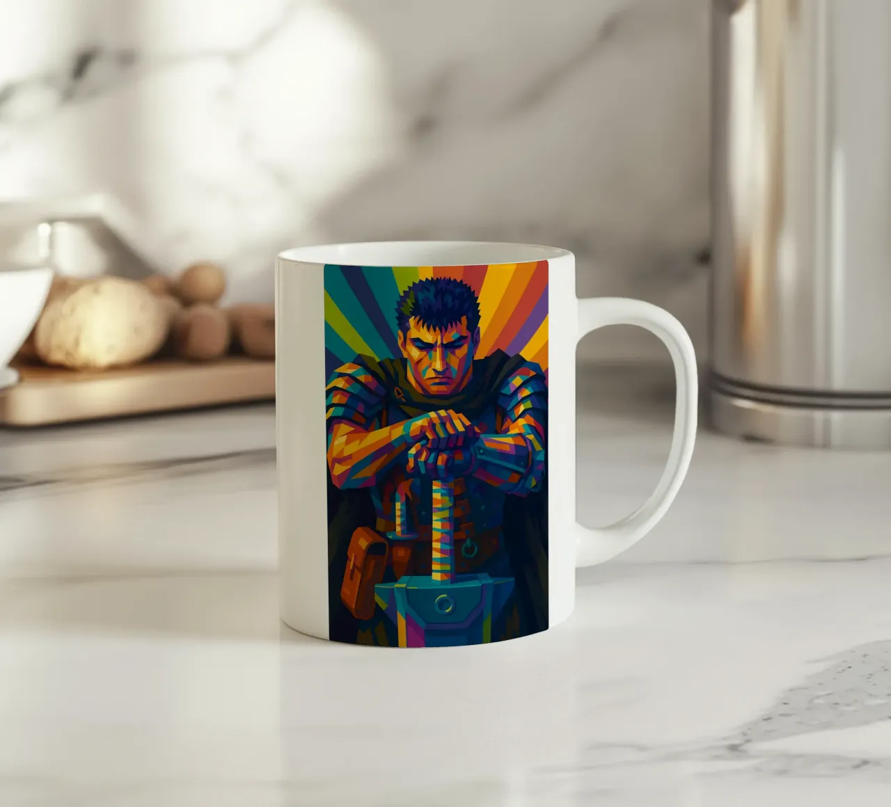 Guts Berserk tazza in ceramica da HopeStudio