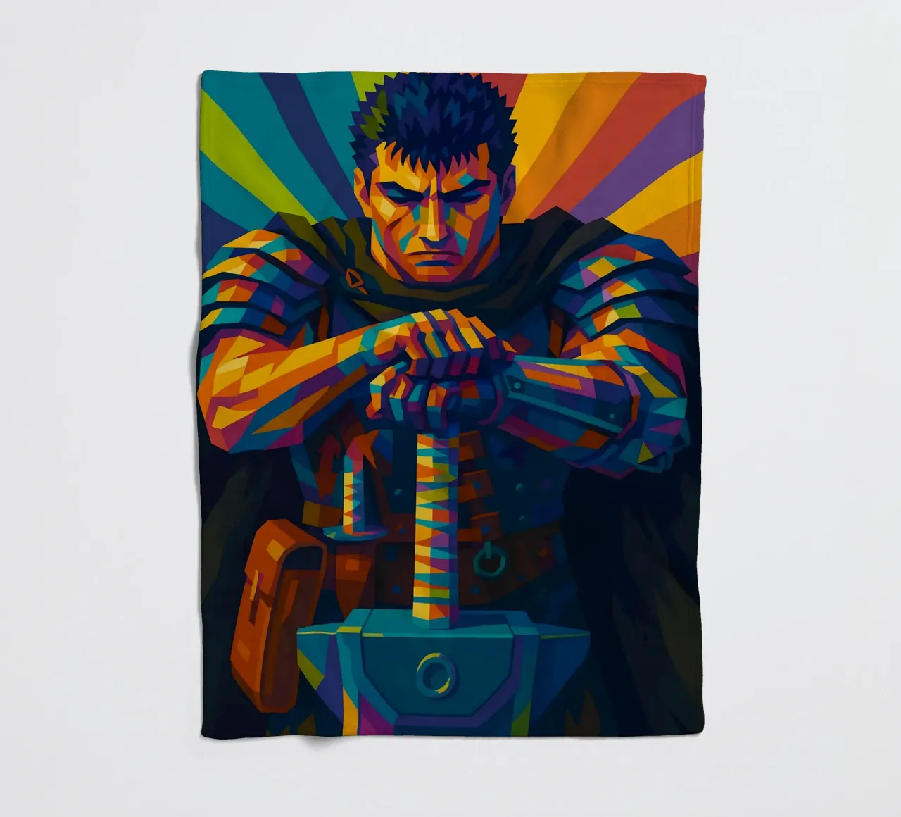 Guts Berserk coperta in pile da HopeStudio
