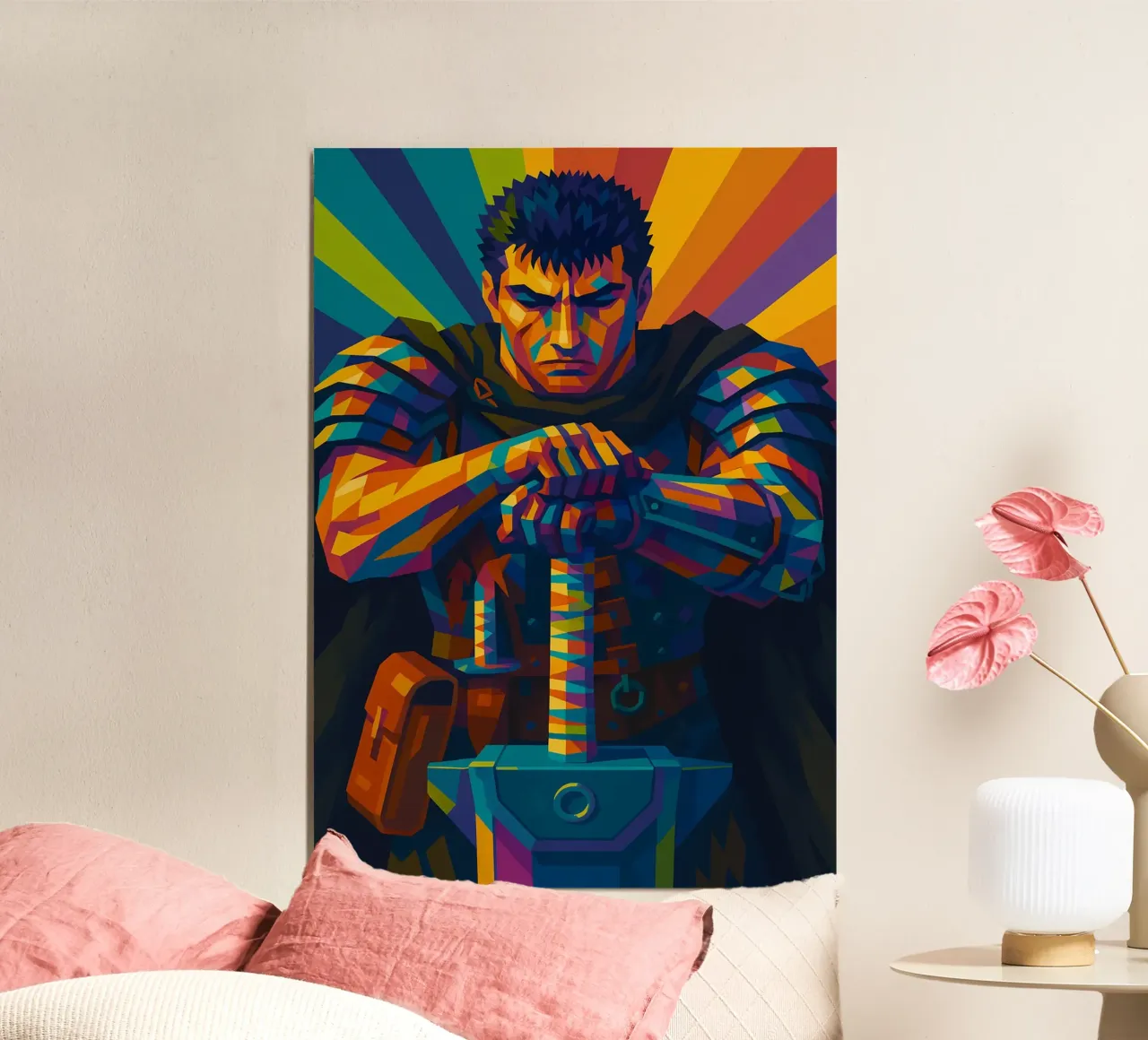 Guts Berserk carta hahnemühle da HopeStudio
