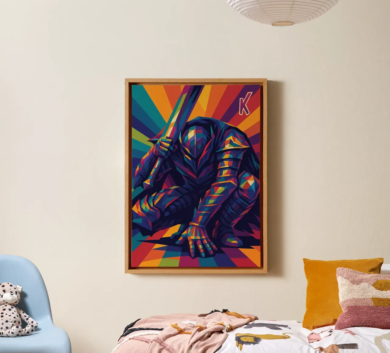 Guts Berserk tela con Cornice a cassetta da HopeStudio
