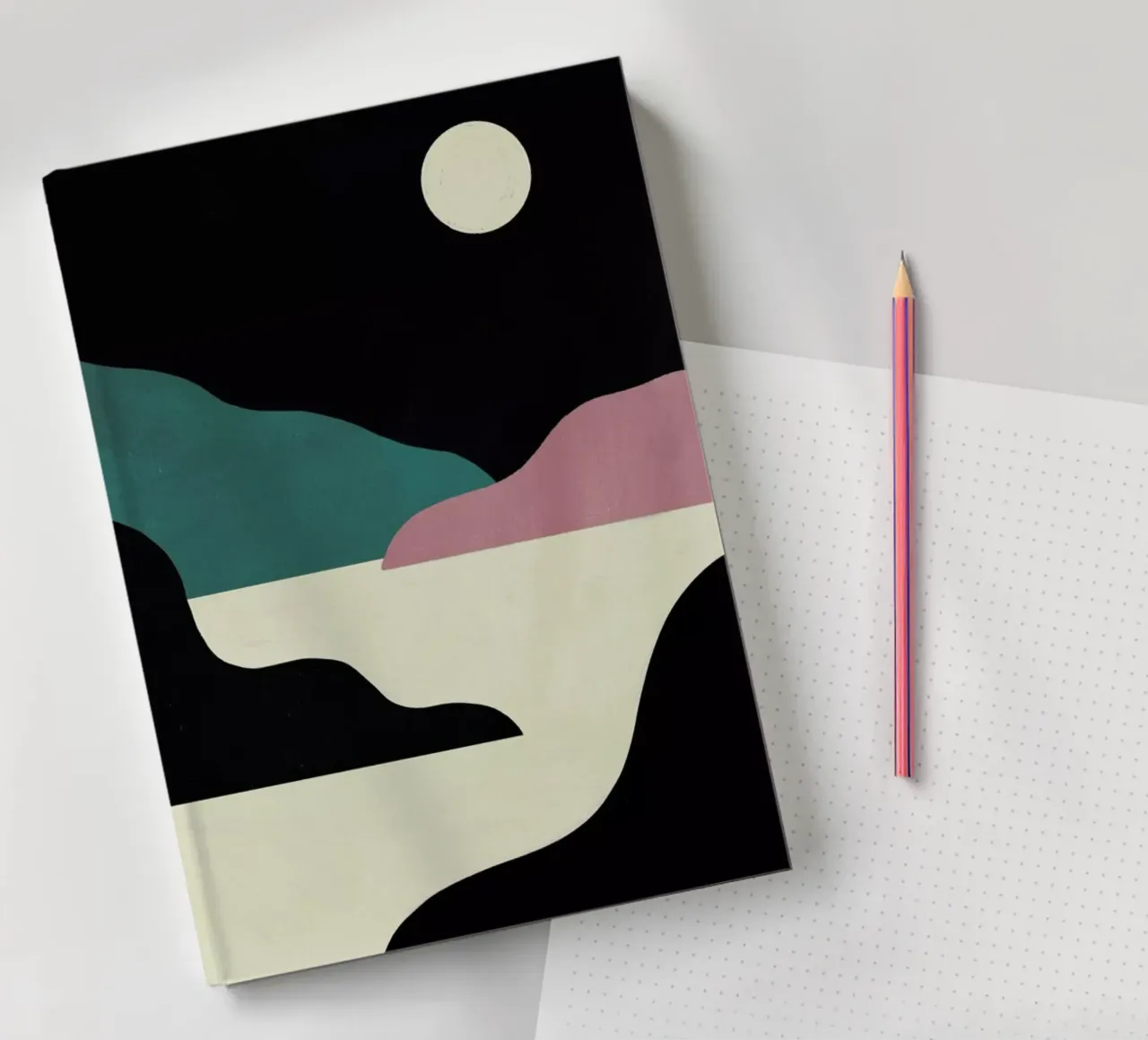 Moonlit Outcrops notebook by Pure