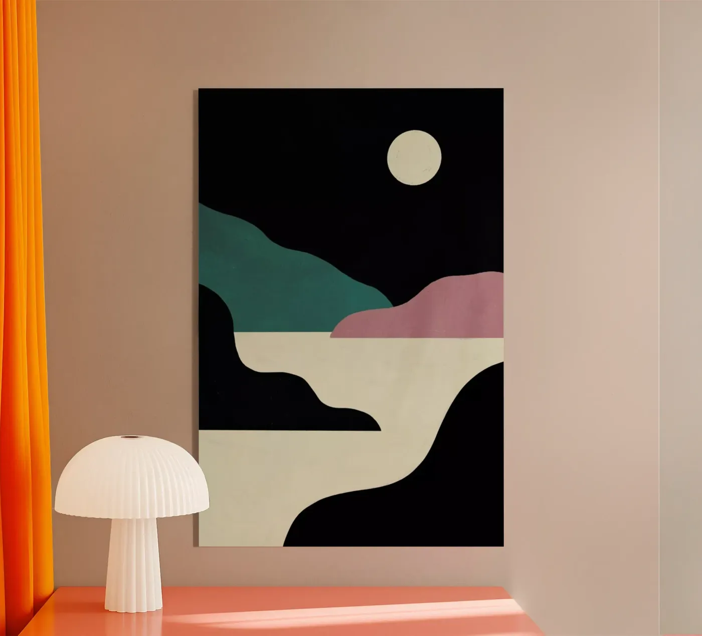 Moonlit Outcrops plexiglass da Pure