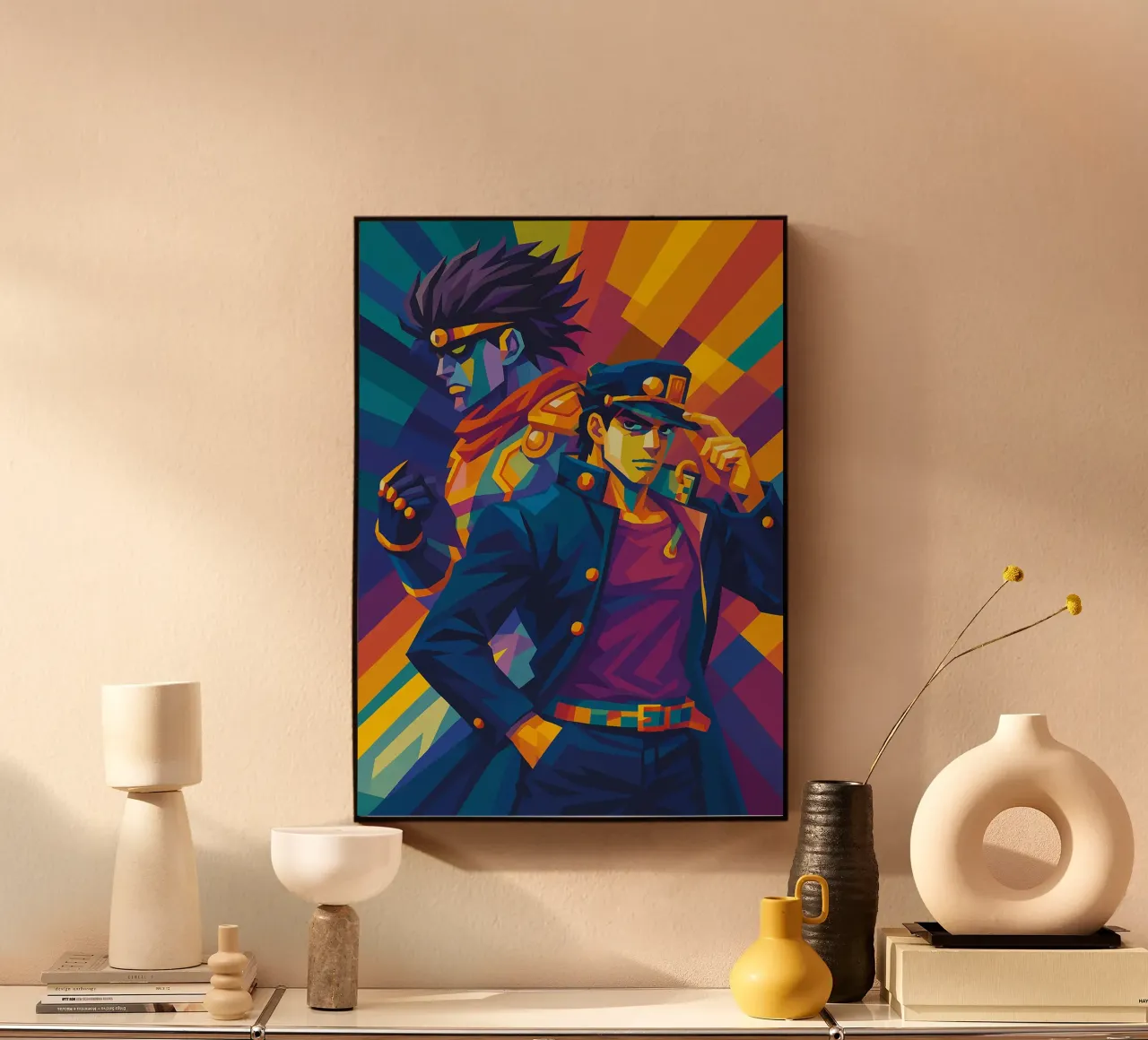 Jojo's Bizarre Adventure alluminio dibond da HopeStudio