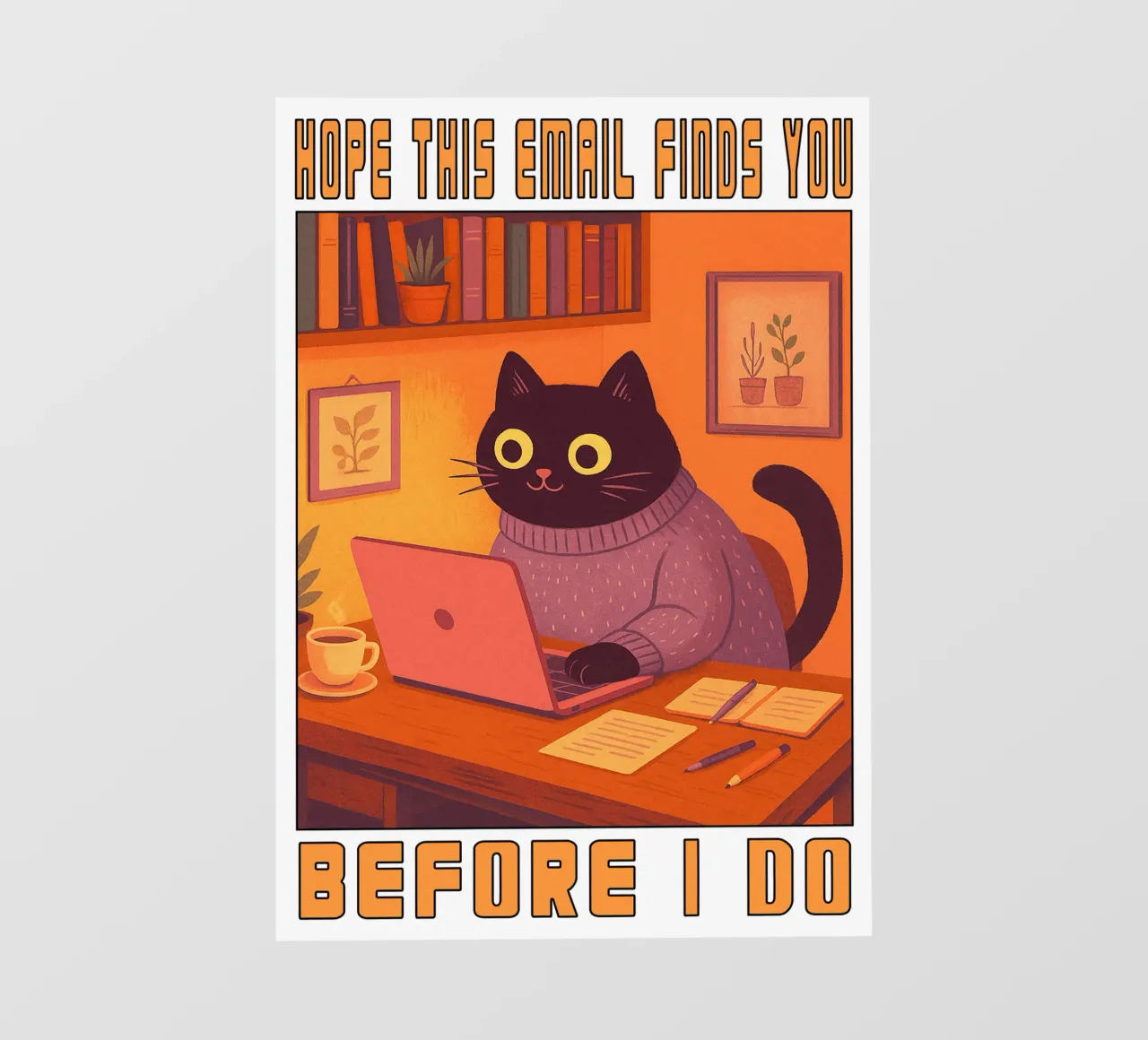 Spero che questa e-mail vi trovi gatto pellicola backlit da the gindils