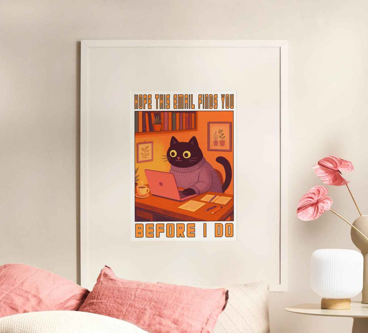 Spero che questa e-mail vi trovi gatto poster da the gindils