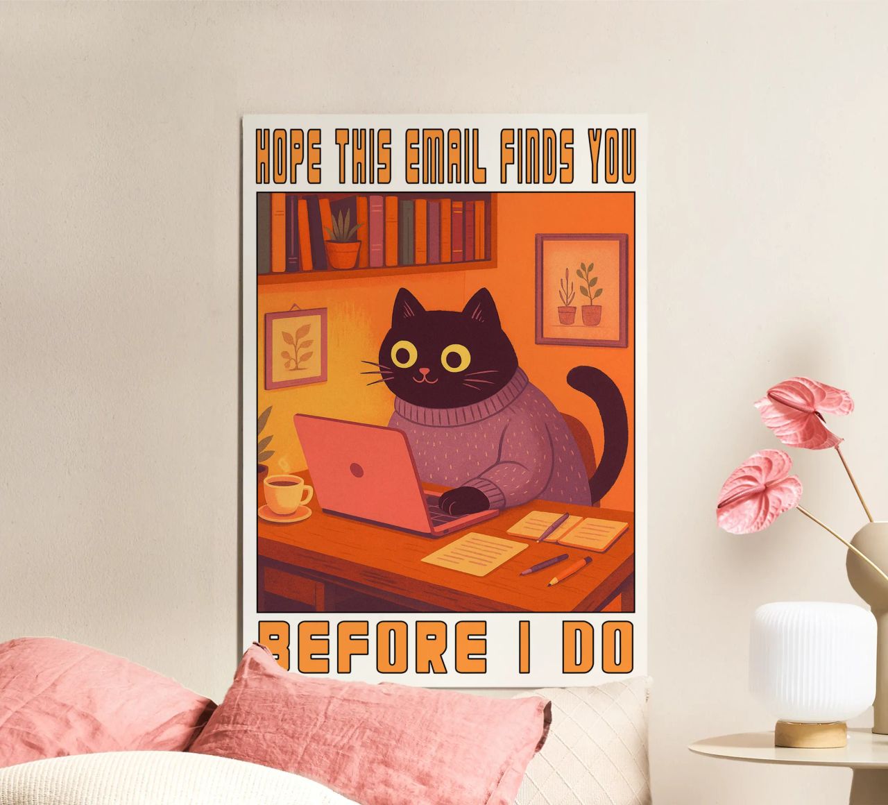 Spero che questa e-mail vi trovi gatto poster da the gindils