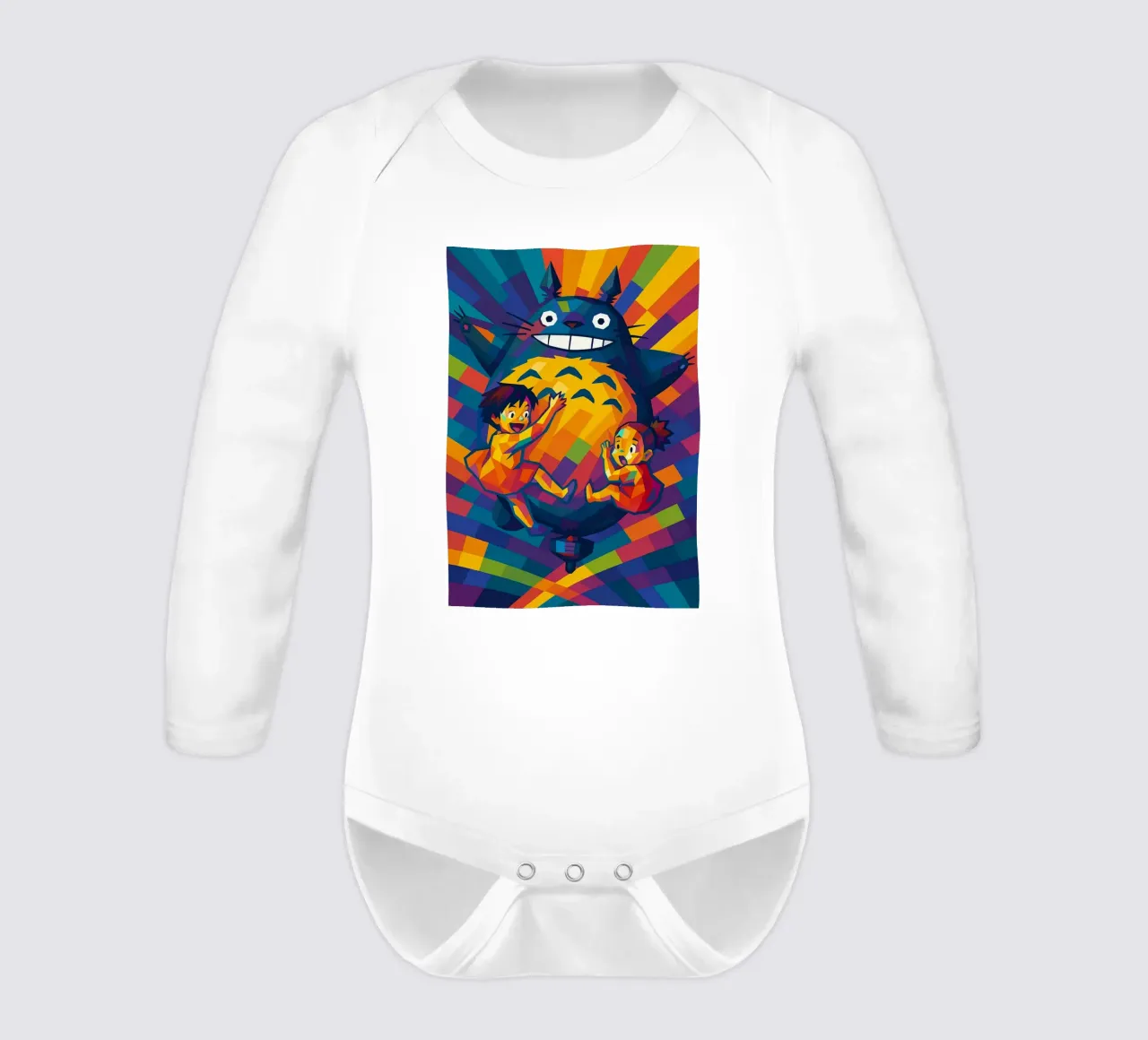 my neighbor totoro long-sleeve baby romper by HopeStudio