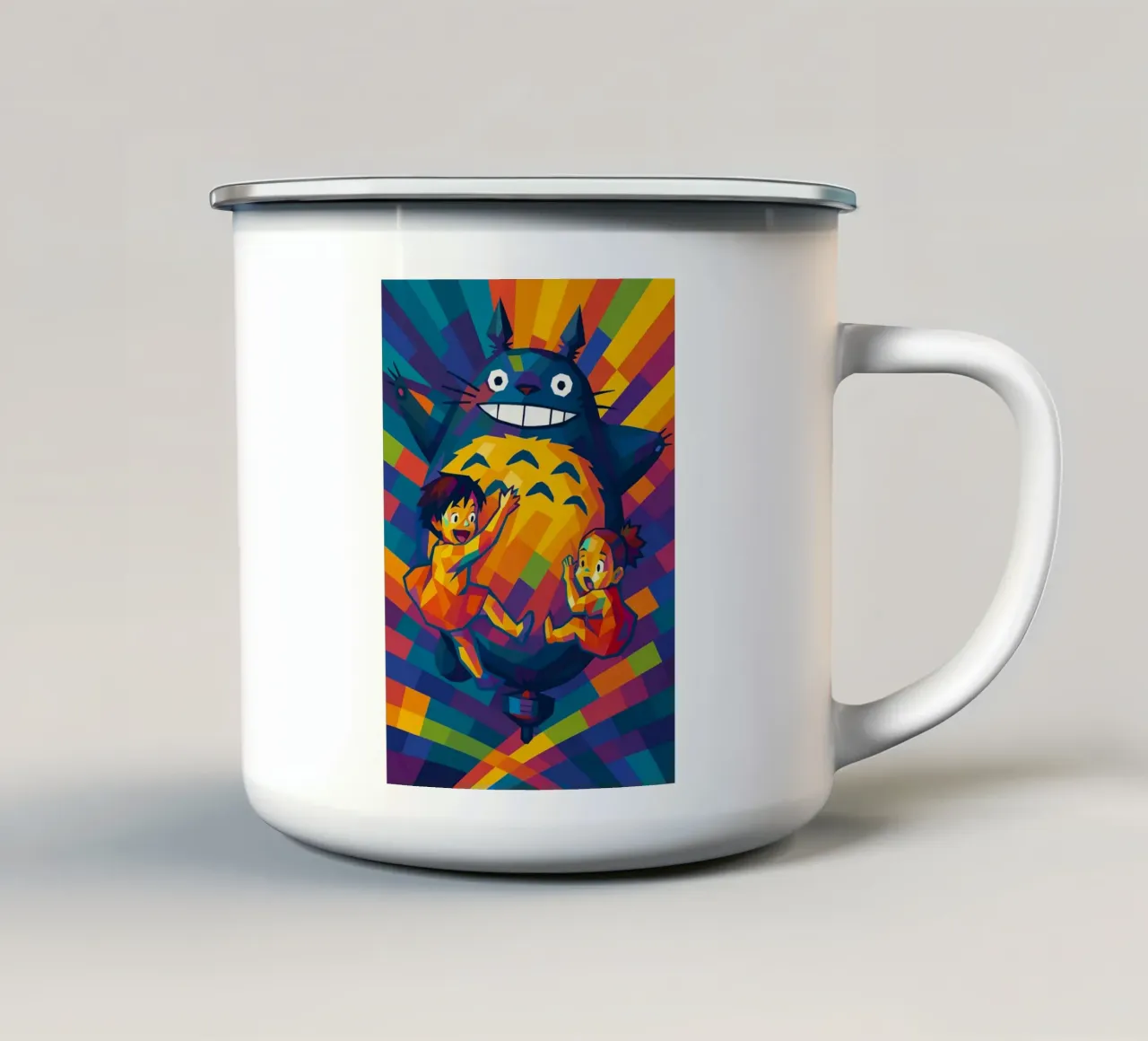 my neighbor totoro tazza in smalto da HopeStudio